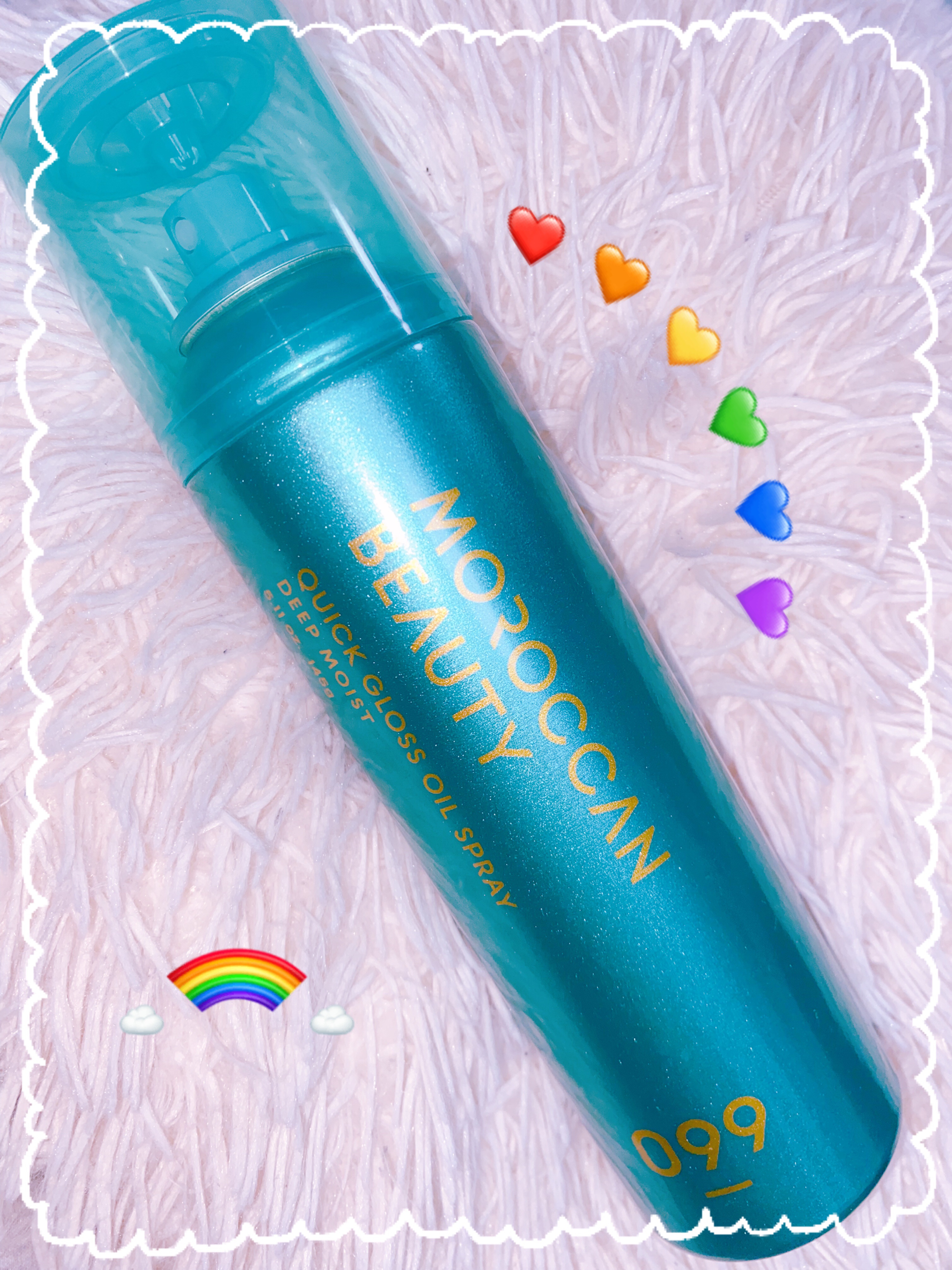 モロッカンビューティ ディープモイスト クイックグロス オイルスプレー/モロッカンビューティ/ヘアスプレーを使ったクチコミ（1枚目）