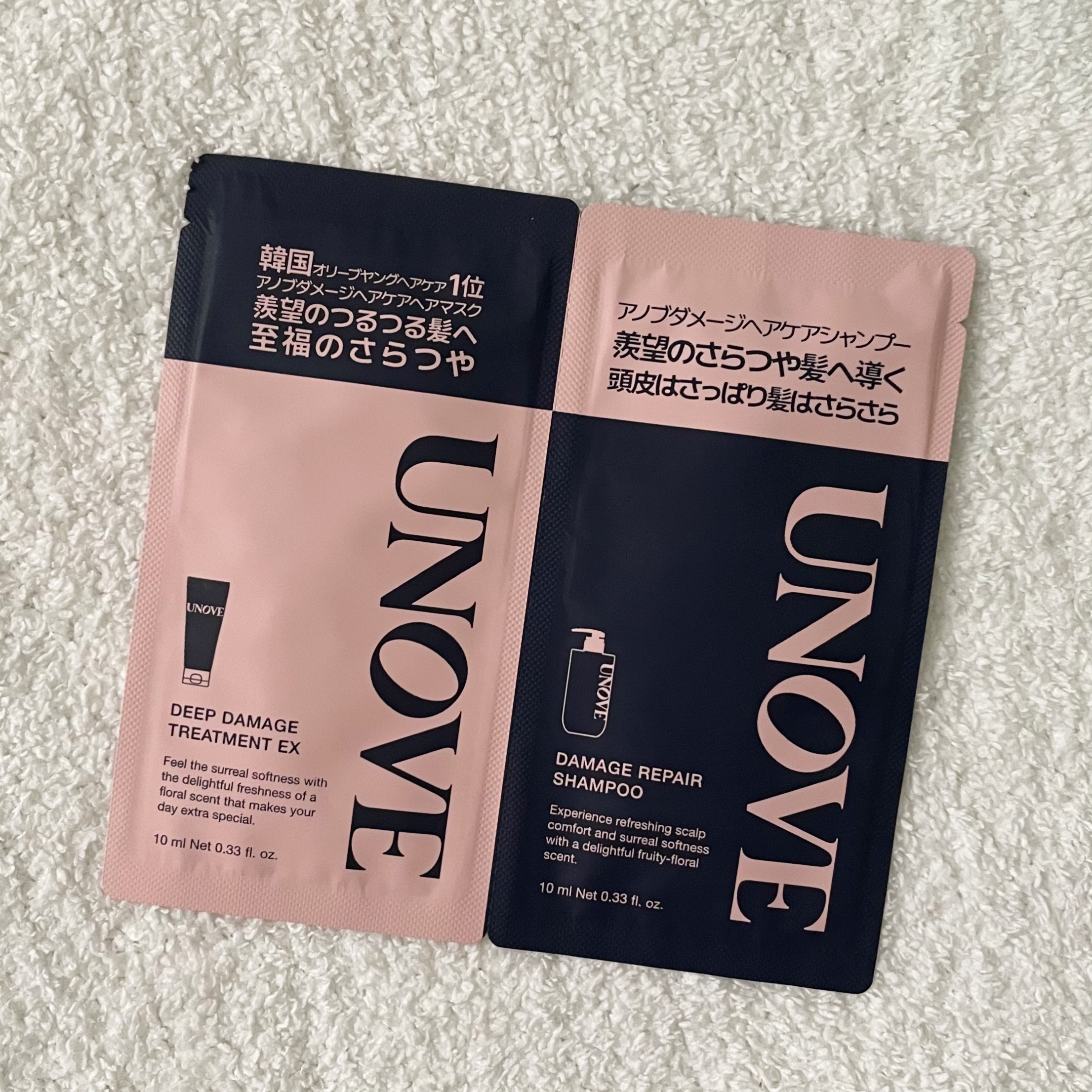 アノブ ダメージリペアシャンプー/UNOVE/市販シャンプーを使ったクチコミ（1枚目）