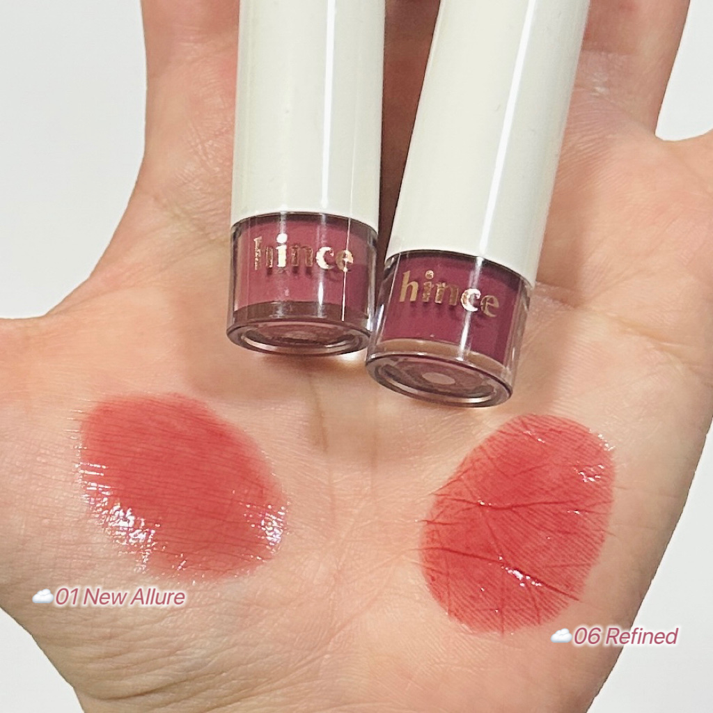 ムードインハンサーウォーターリキッドグロウ/hince/口紅を使ったクチコミ（2枚目）