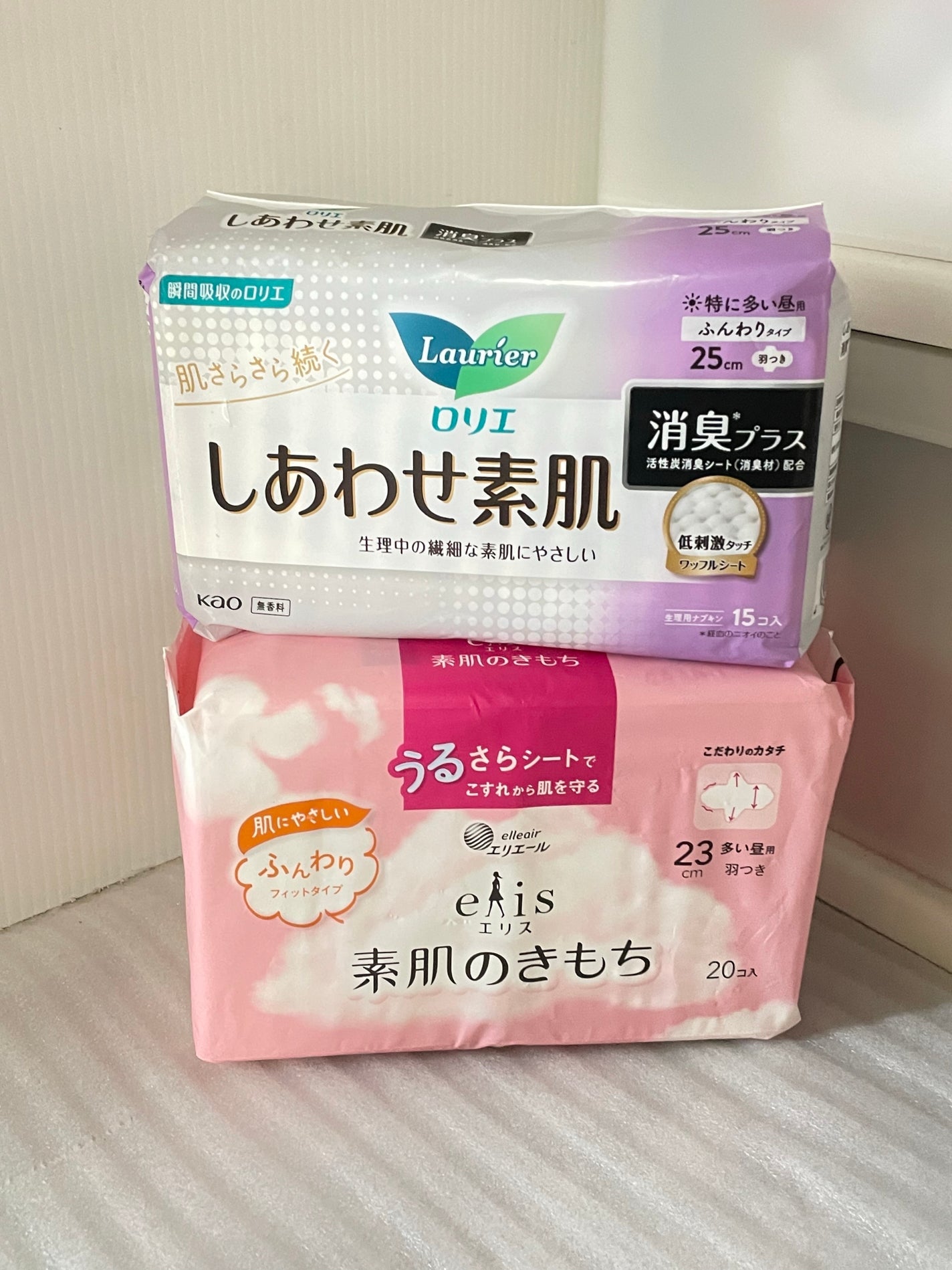 しあわせ素肌消臭プラス(特に多い昼用羽つき 15コ)/ロリエ/ナプキンを使ったクチコミ(1枚目)