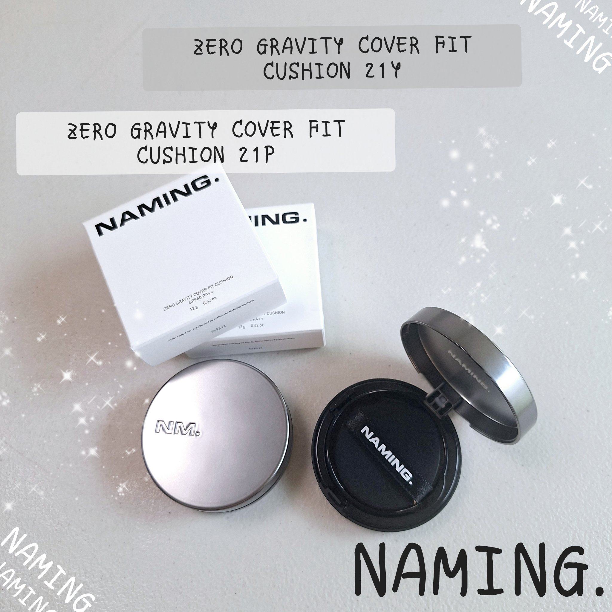 ネーミング ゼログラビティ カバーフィットクッション/NAMING./クッションファンデーションを使ったクチコミ（1枚目）