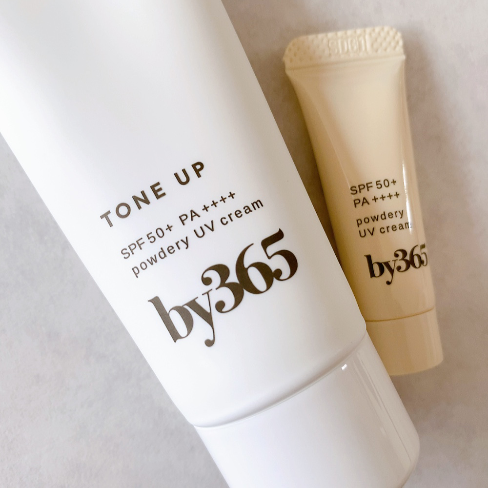 by365 パウダリーUVクリーム トーンアップ/ナリスアップ/日焼け止め・UVケアを使ったクチコミ（1枚目）