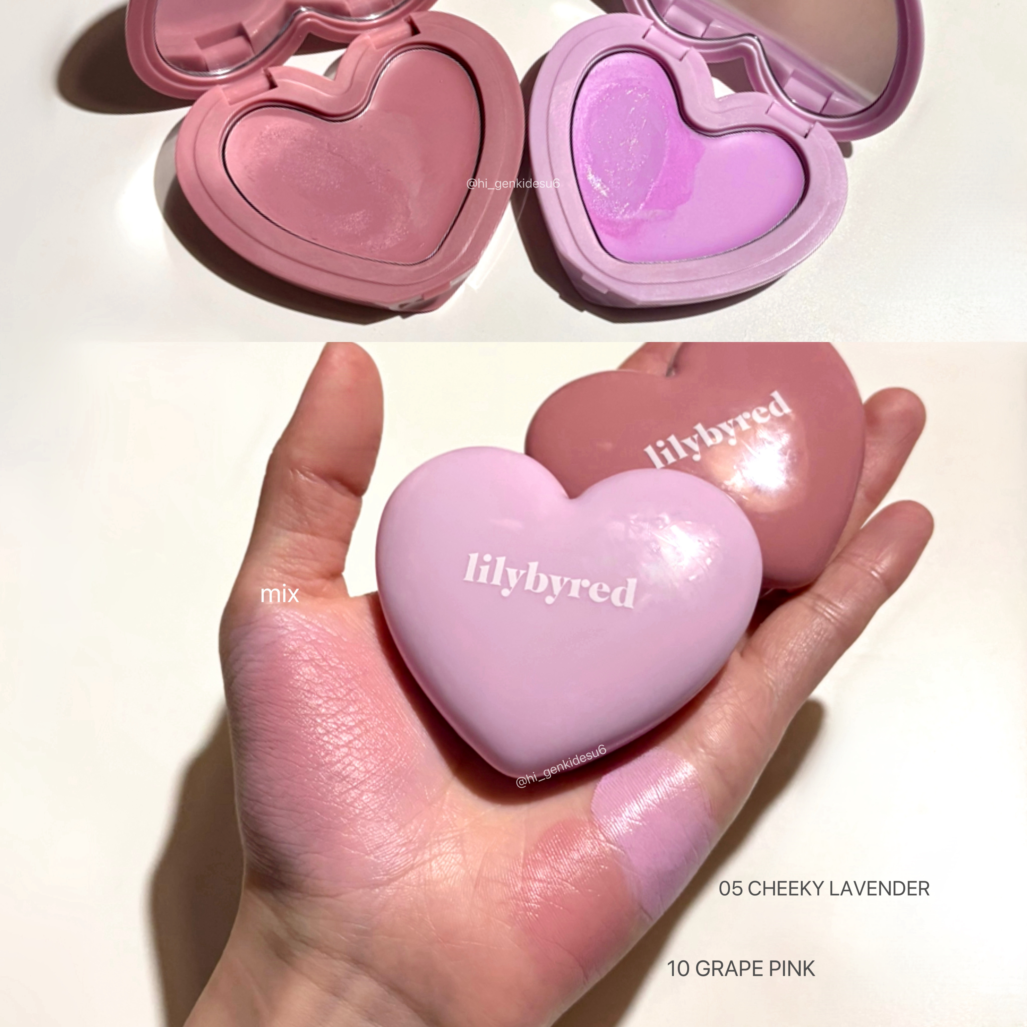 ラヴ ビーム チークバーム/lilybyred/ジェル・クリームチークを使ったクチコミ（3枚目）