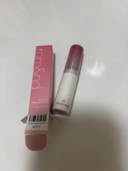 グラスティングメルティングバーム/rom&nd/リップバームを使ったクチコミ(1枚目)