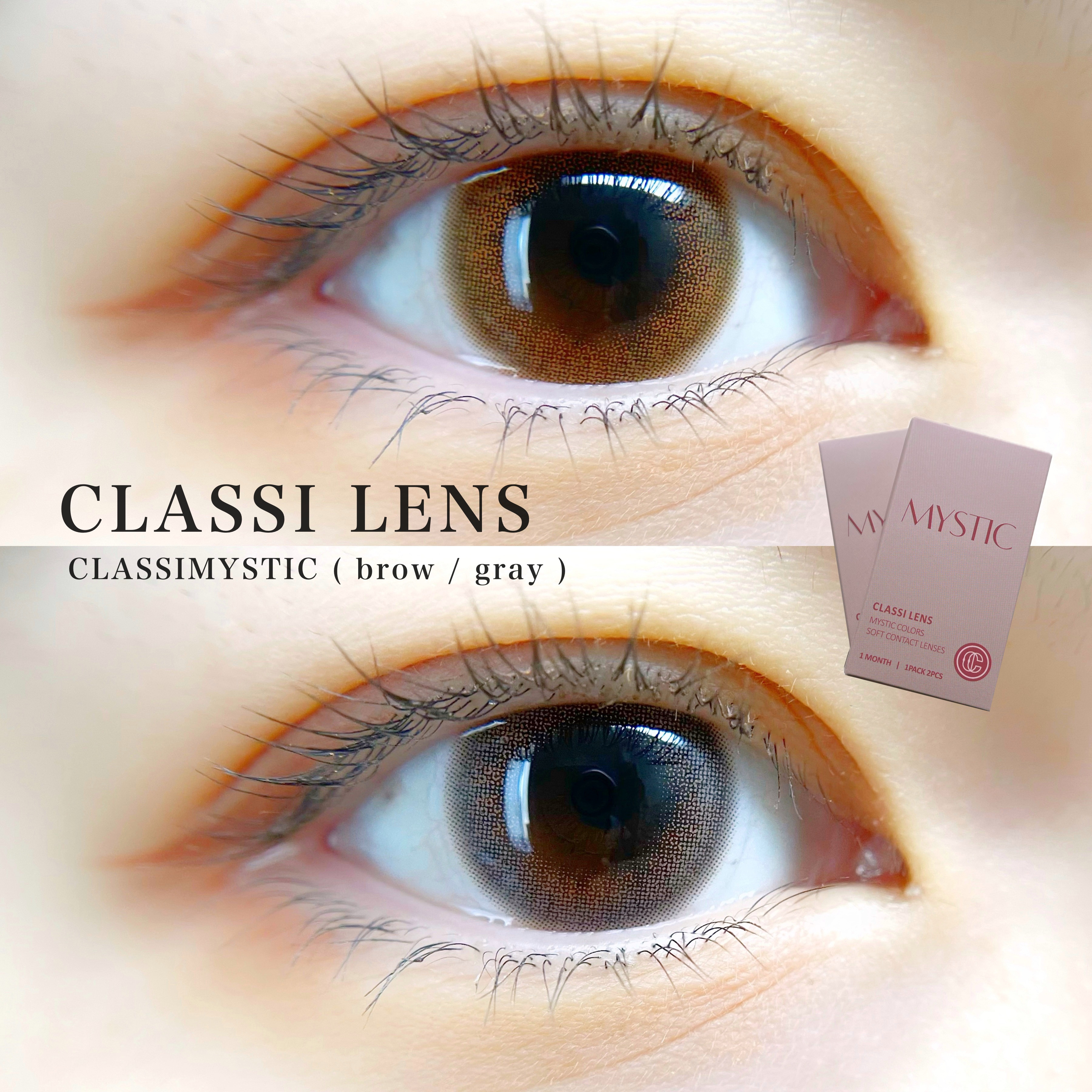 CLASSIMYSTIC/Classilens/１ヶ月（１MONTH）カラコンを使ったクチコミ（1枚目）