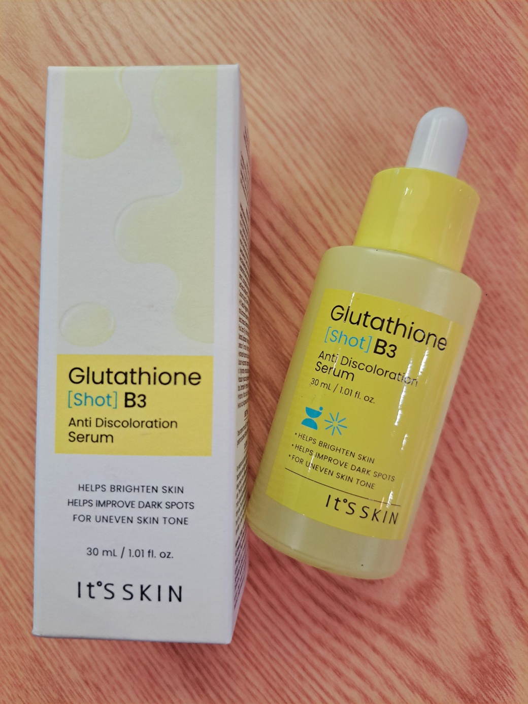 グルタチオンショットB3シミ跡セラム/It's skin/美容液を使ったクチコミ（1枚目）