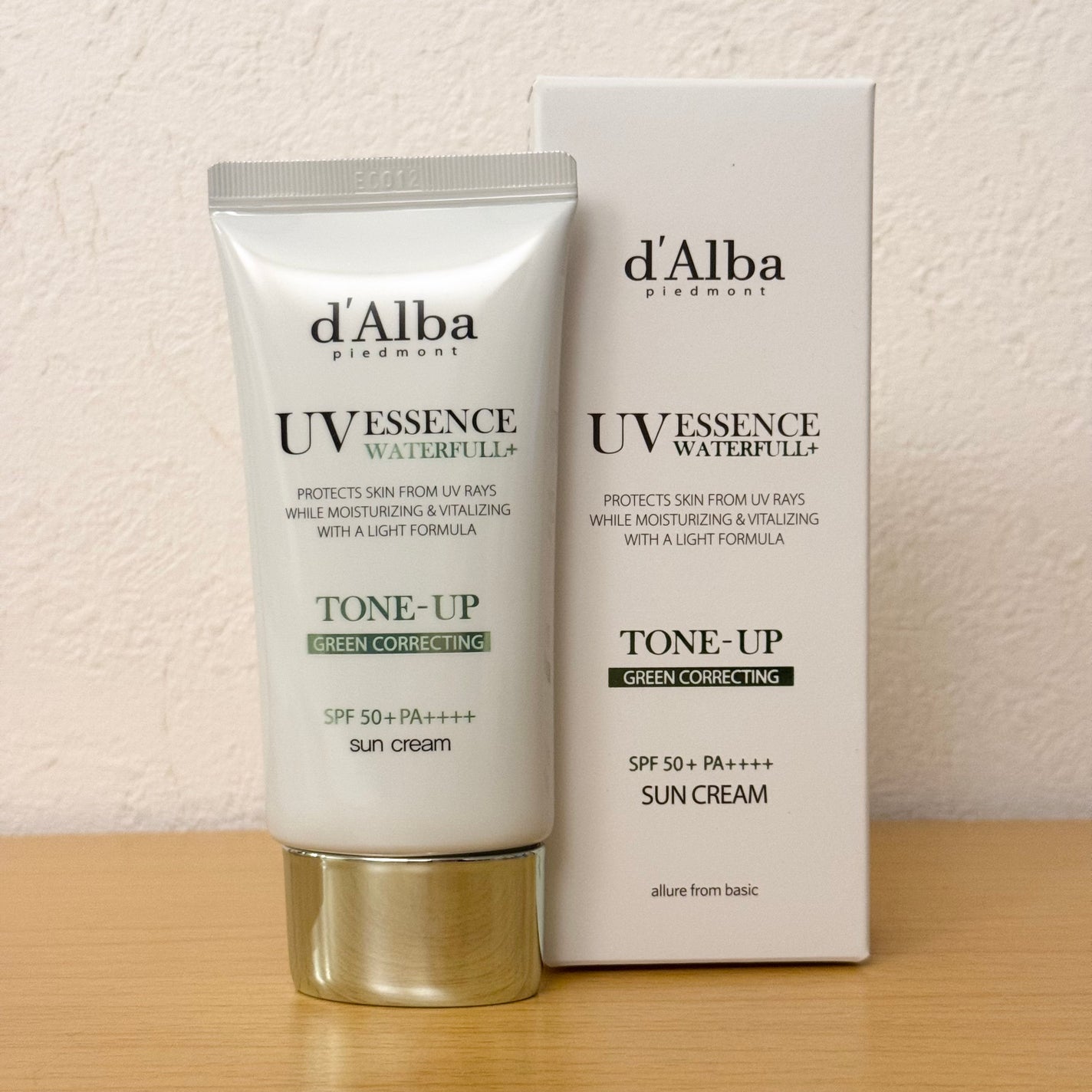 クリーンティーツリーリポソームトーンアップサンクリーム(グリーン)/ダルバ/日焼け止めクリームを使ったクチコミ(1枚目)