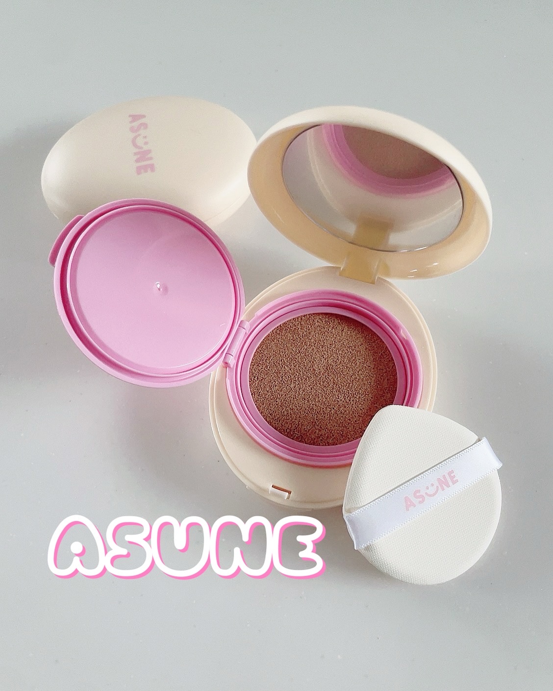 マットカバークッションファンデーション/ASUNE /クッションファンデーションを使ったクチコミ（1枚目）