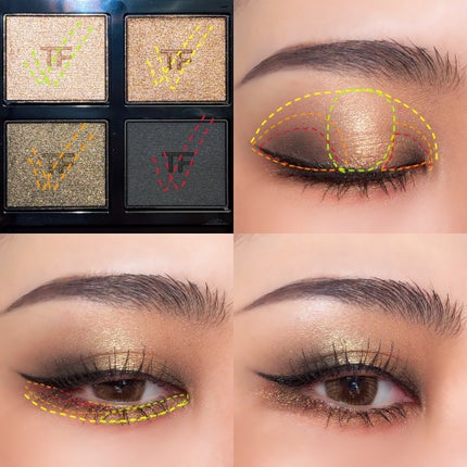 アイ カラー クォード/TOM FORD BEAUTY/アイシャドウパレットを使ったクチコミ(7枚目)