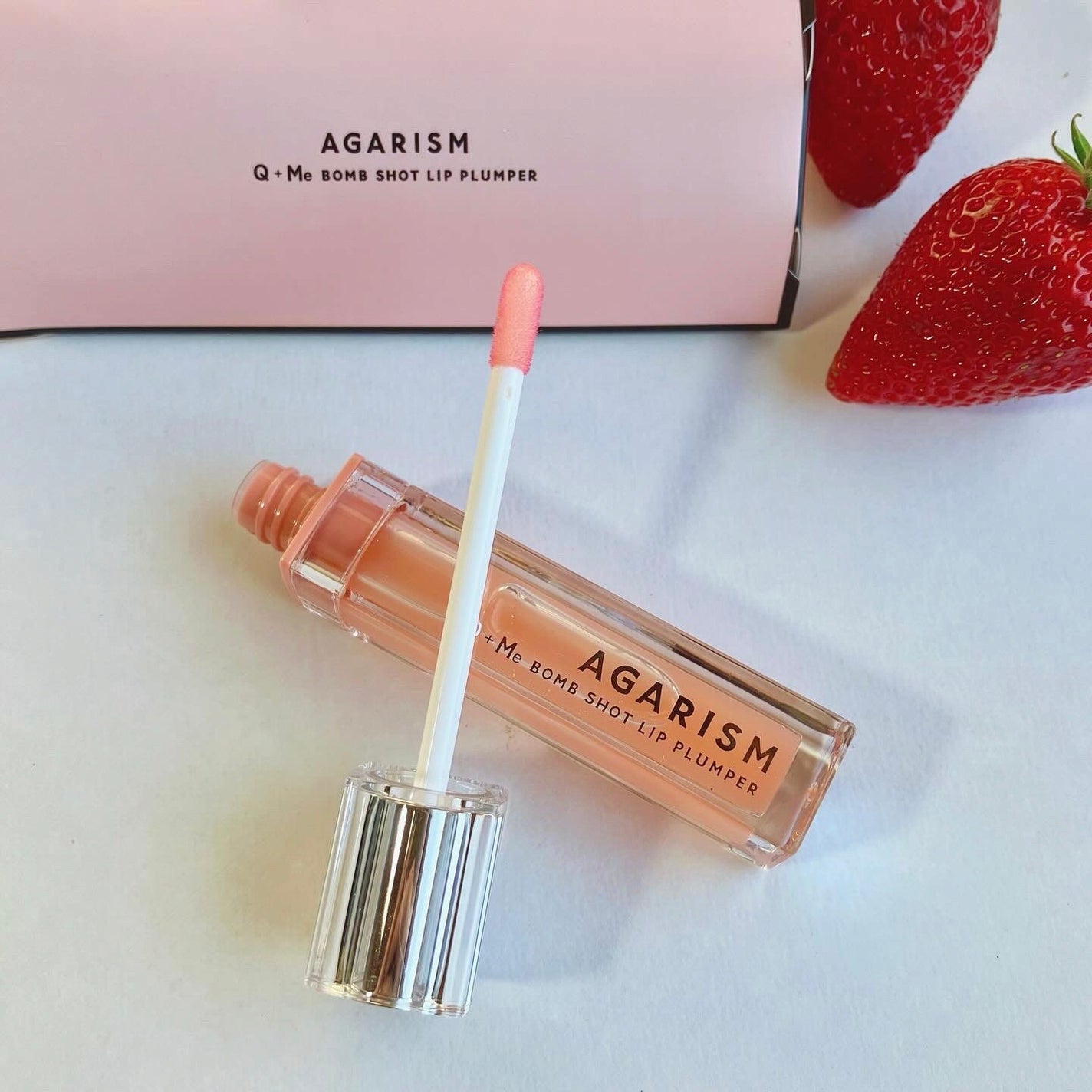 キューミ―ボムショットリッププランパー/AGARISM/リッププランパーを使ったクチコミ(2枚目)