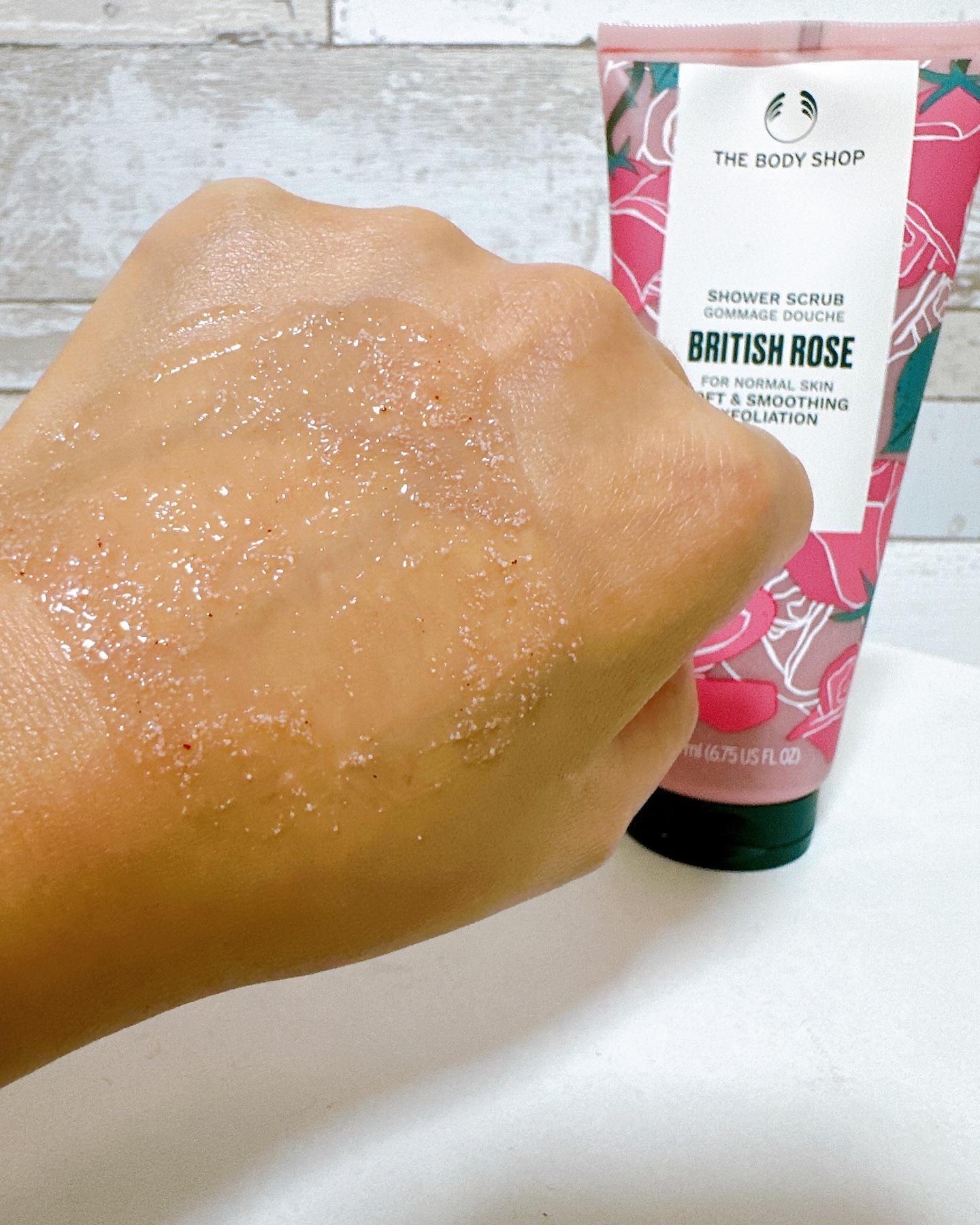 シャワースクラブ BR/THE BODY SHOP/ボディスクラブを使ったクチコミ（3枚目）