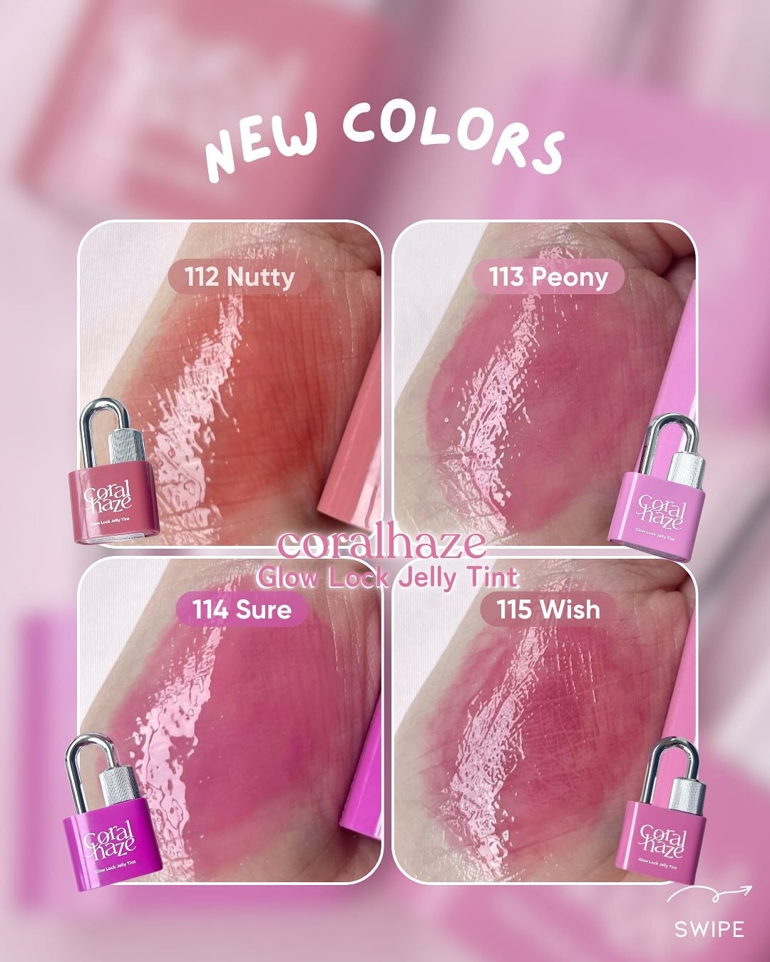 グロウロックゼリーティント/Coralhaze/リップティントを使ったクチコミ(3枚目)