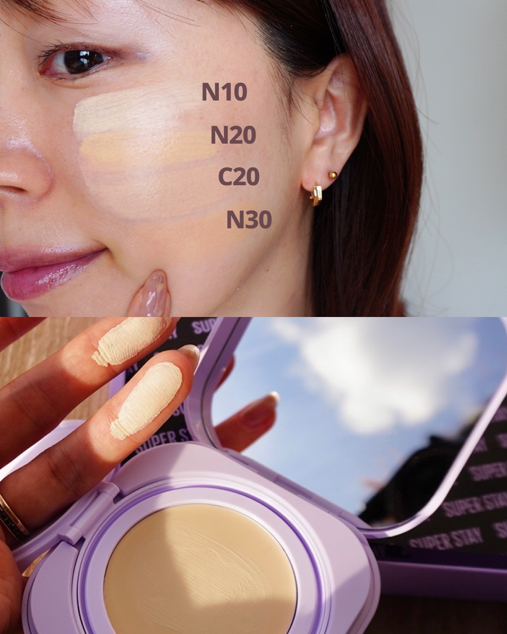 SPステイ クリームパクト ファンデーション N30/MAYBELLINE NEW YORK/クリーム・エマルジョンファンデーションを使ったクチコミ（2枚目）