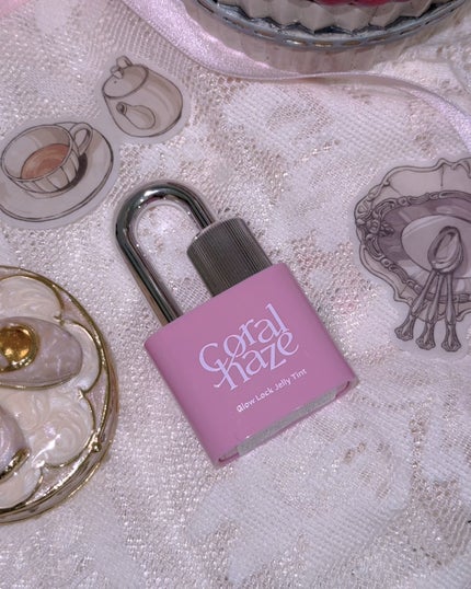 グロウロックゼリーティント/Coralhaze/リップティントを使ったクチコミ(5枚目)