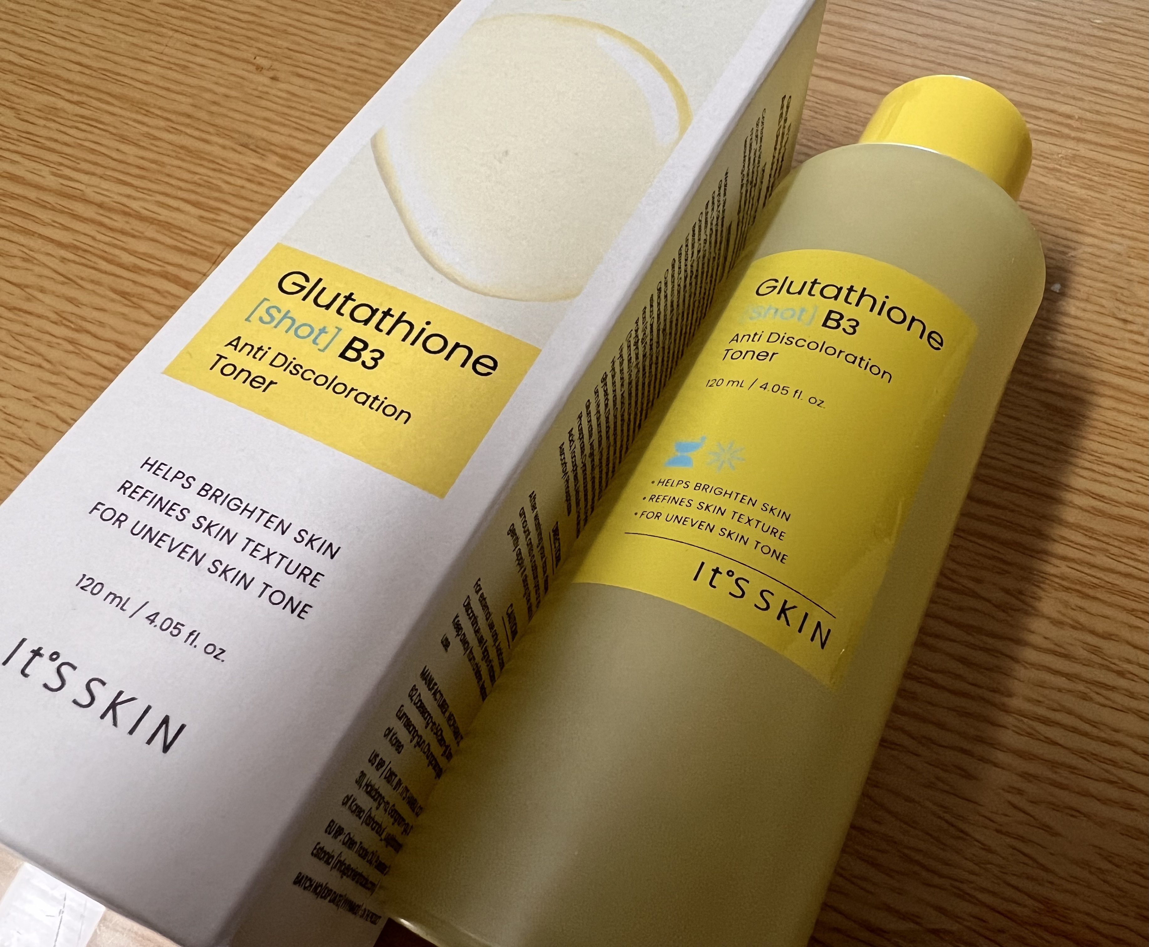 グルタチオンショットB3クリアトーントナー/It's skin/化粧水を使ったクチコミ（1枚目）