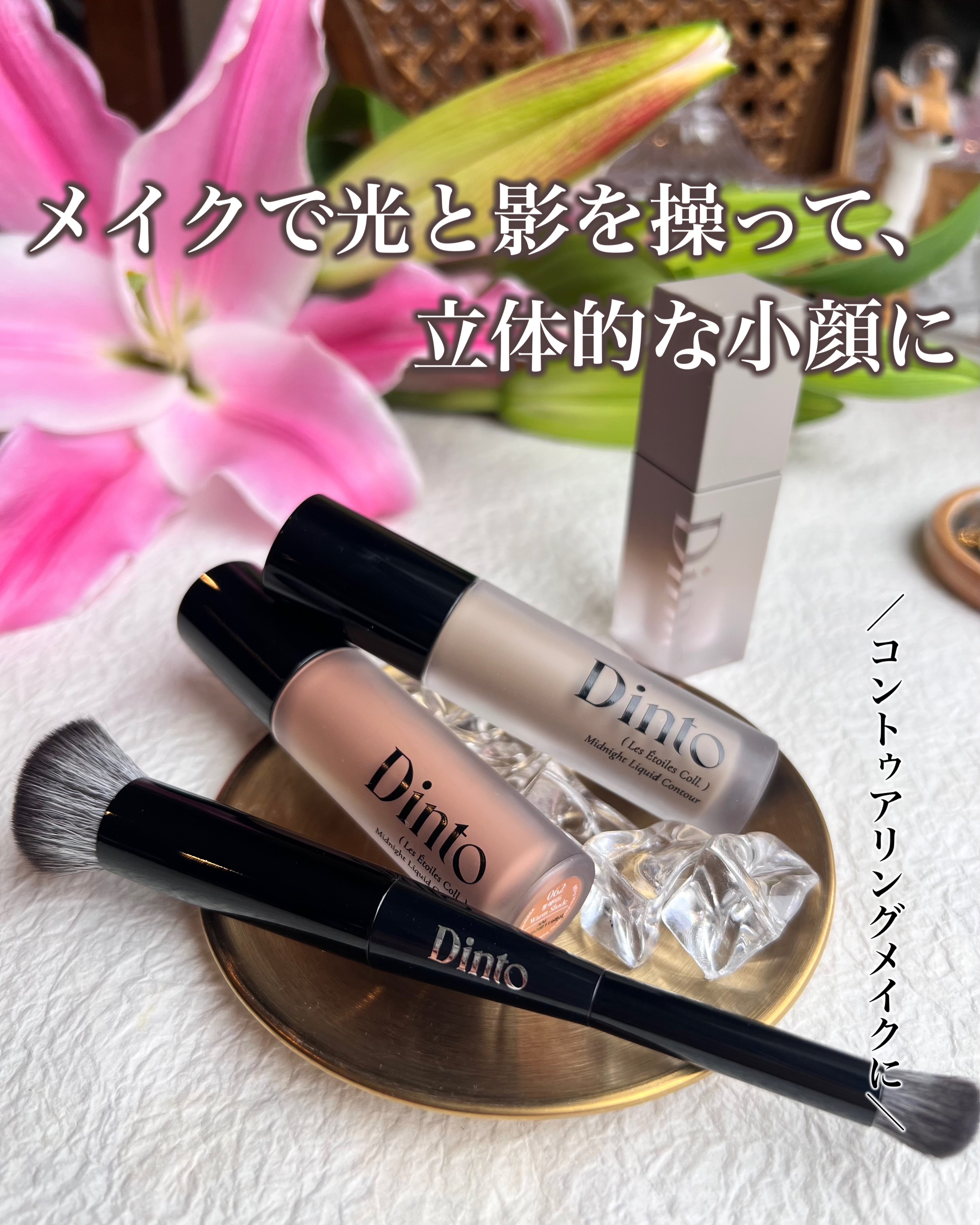 レ・ゼトワール ミッドナイト リキッド コントゥア/Dinto/シェーディングを使ったクチコミ（1枚目）