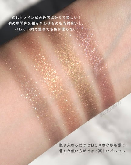 アディクション ホリデーアディクション アイシャドウ パレット + “スルー ザ グラス”/ADDICTION/アイシャドウパレットを使ったクチコミ(4枚目)