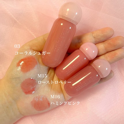 ジューシーデューイグロウティント/dasique/リップティントを使ったクチコミ(2枚目)