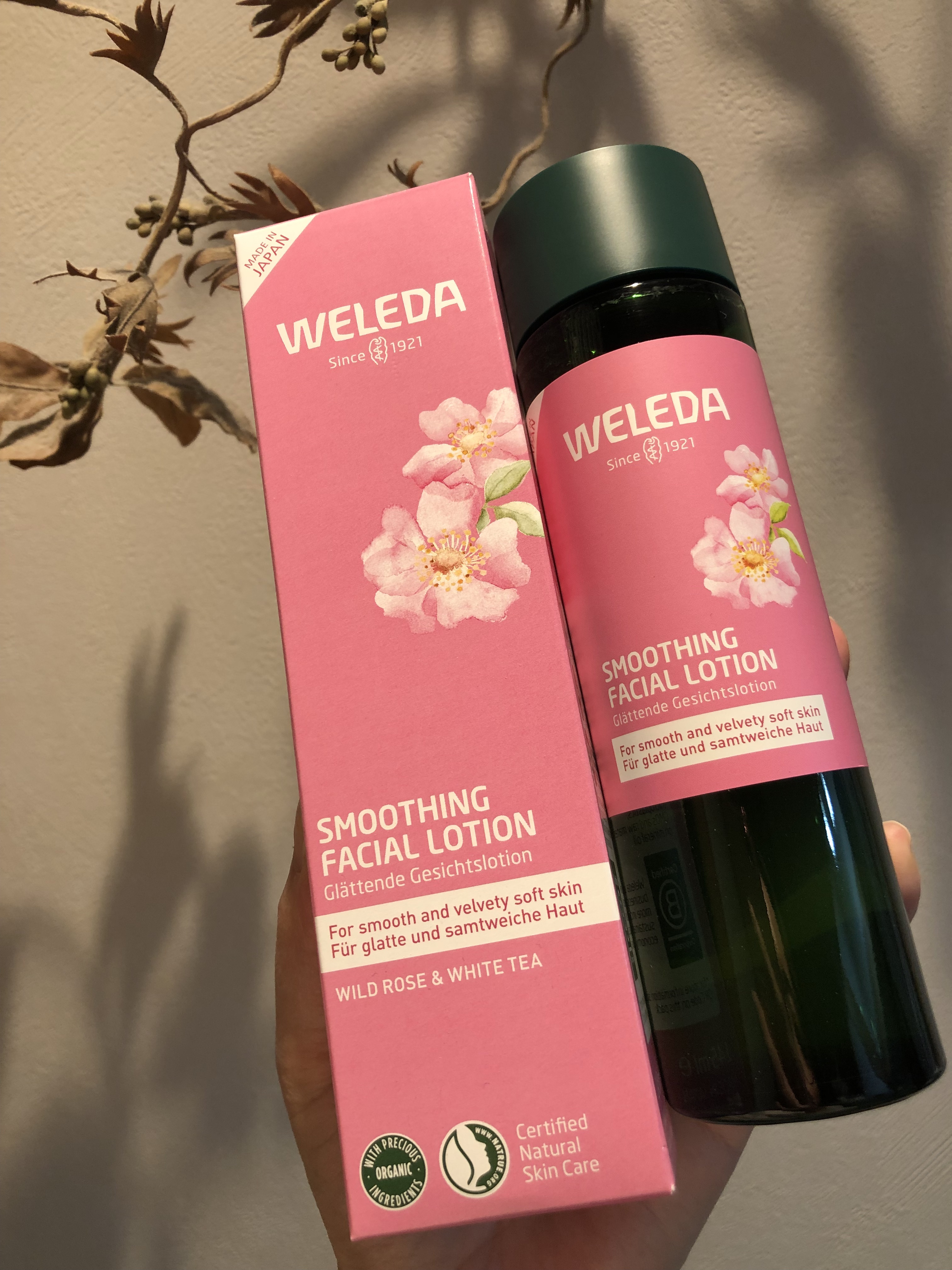 ワイルドローズ スムージングローション/WELEDA/化粧水を使ったクチコミ（1枚目）