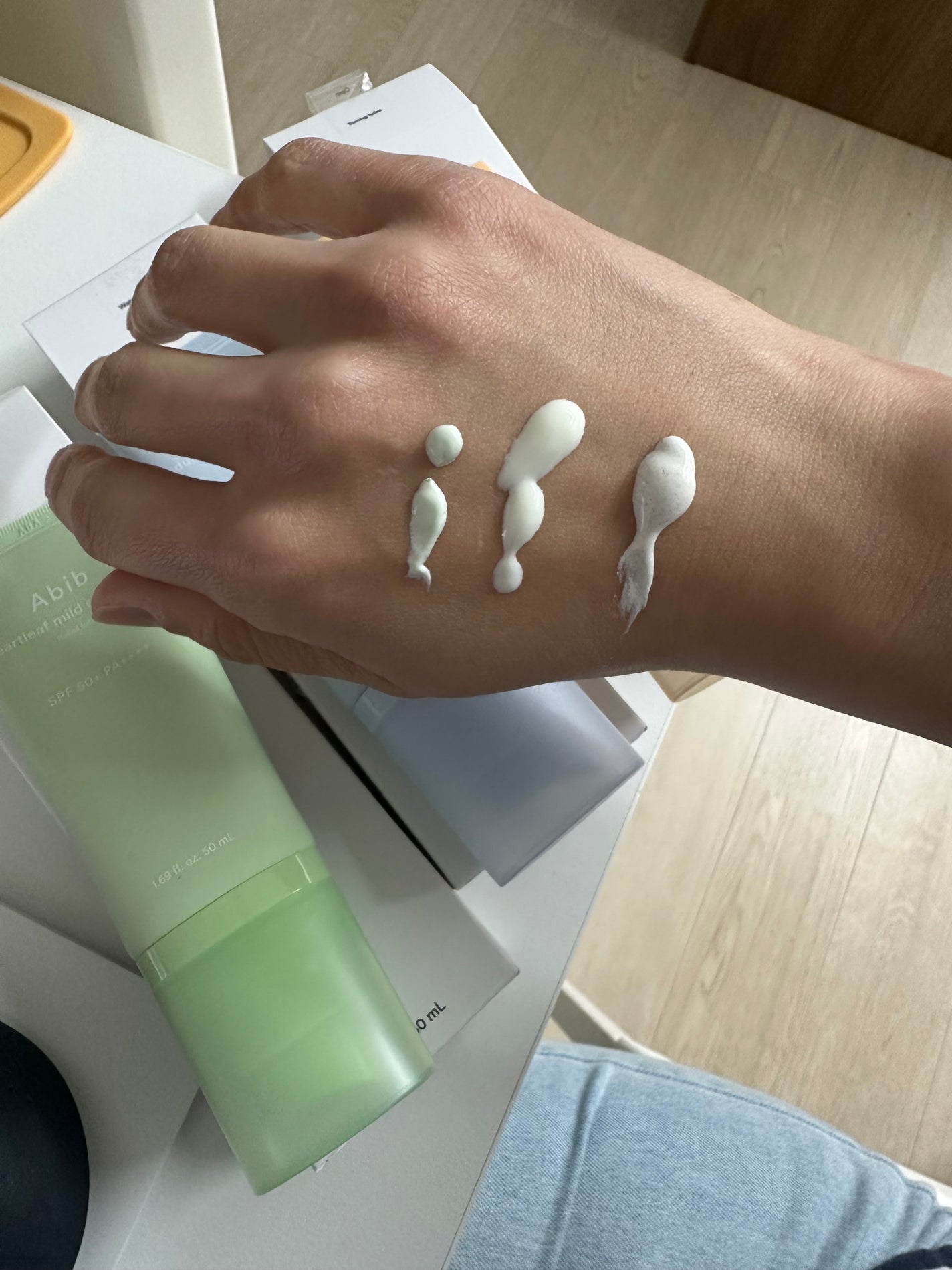 グルタチオンソームCCサンクリームトーニングチューブ/Abib /CCクリームを使ったクチコミ(2枚目)