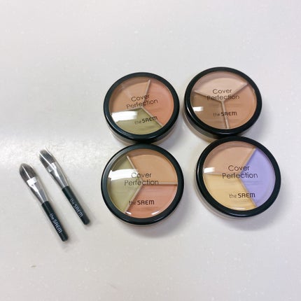 カバーパーフェクション トリプル ポット コンシーラー/the SAEM/パレットコンシーラーを使ったクチコミ(1枚目)