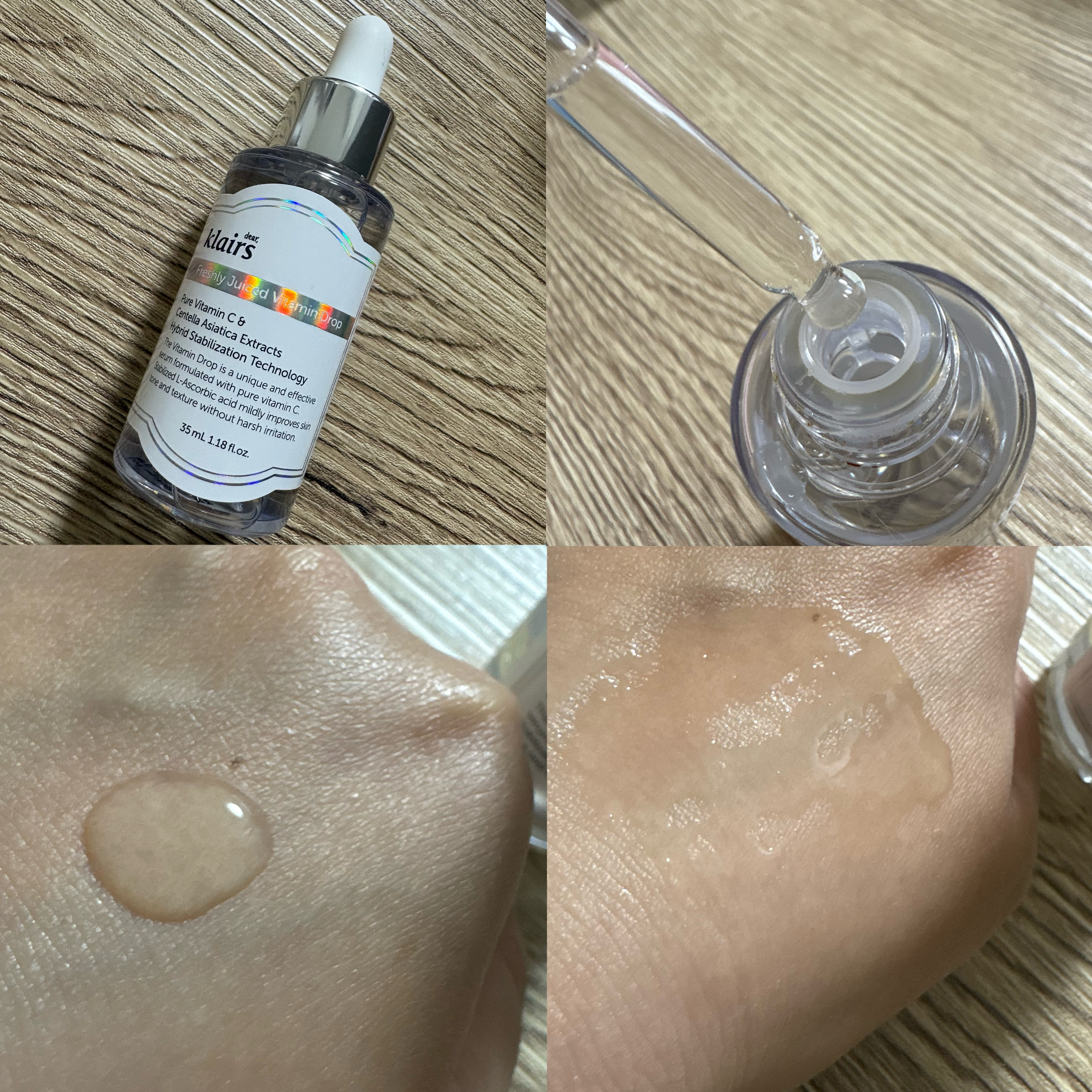 フレッシュリージュースドビタミンドロップ(35ml)/Klairs/美容液を使ったクチコミ（3枚目）