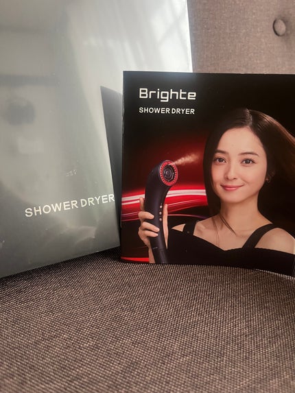 SHOWER DRYER/Brighte/ドライヤーを使ったクチコミ(2枚目)