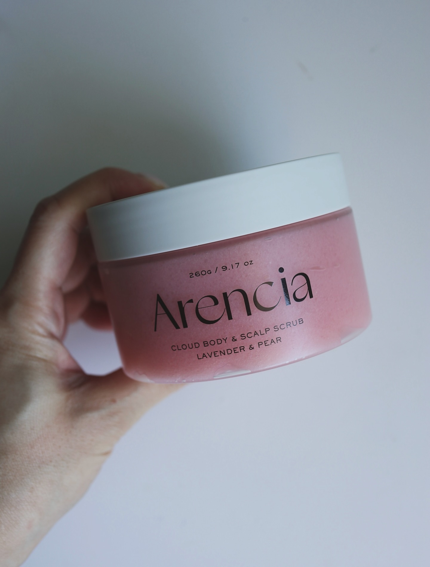 フレッシュクラウドスクラブ ラベンダー&ペア/アレンシア/ボディスクラブを使ったクチコミ（1枚目）