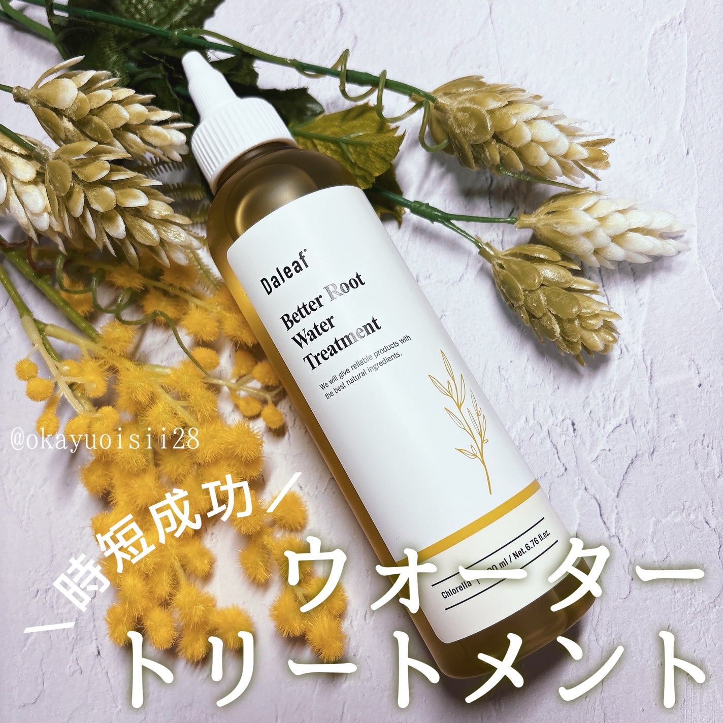 ベター ルートウォータートリートメント/Daleaf/洗い流すヘアトリートメントを使ったクチコミ(1枚目)