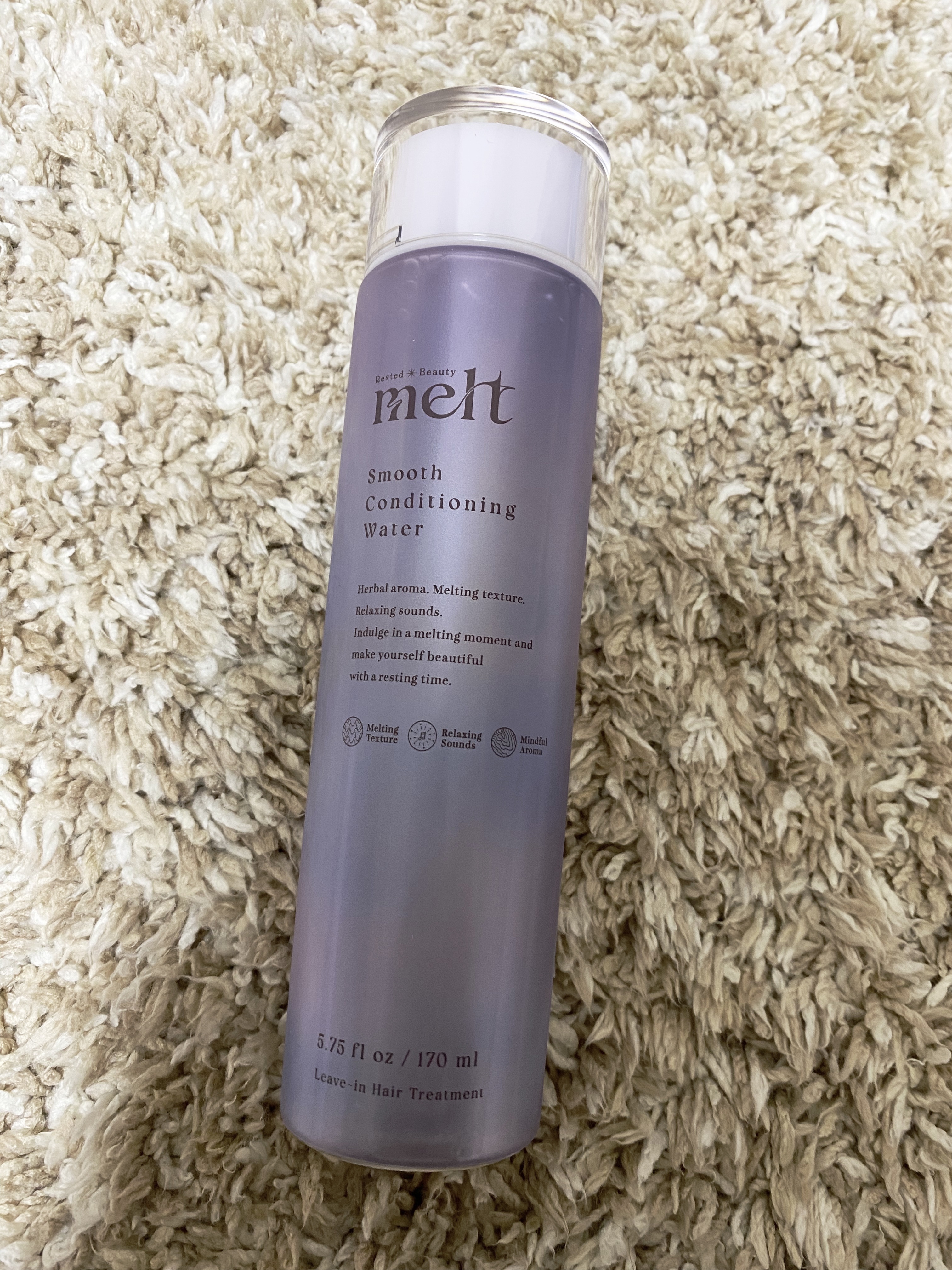 スムース コンディショニング ウォーター/melt/アウトバストリートメントを使ったクチコミ（1枚目）