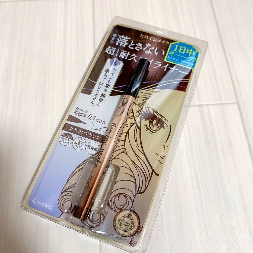 プライムリキッドアイライナー リッチキープ/ヒロインメイク/リキッドアイライナーを使ったクチコミ(1枚目)