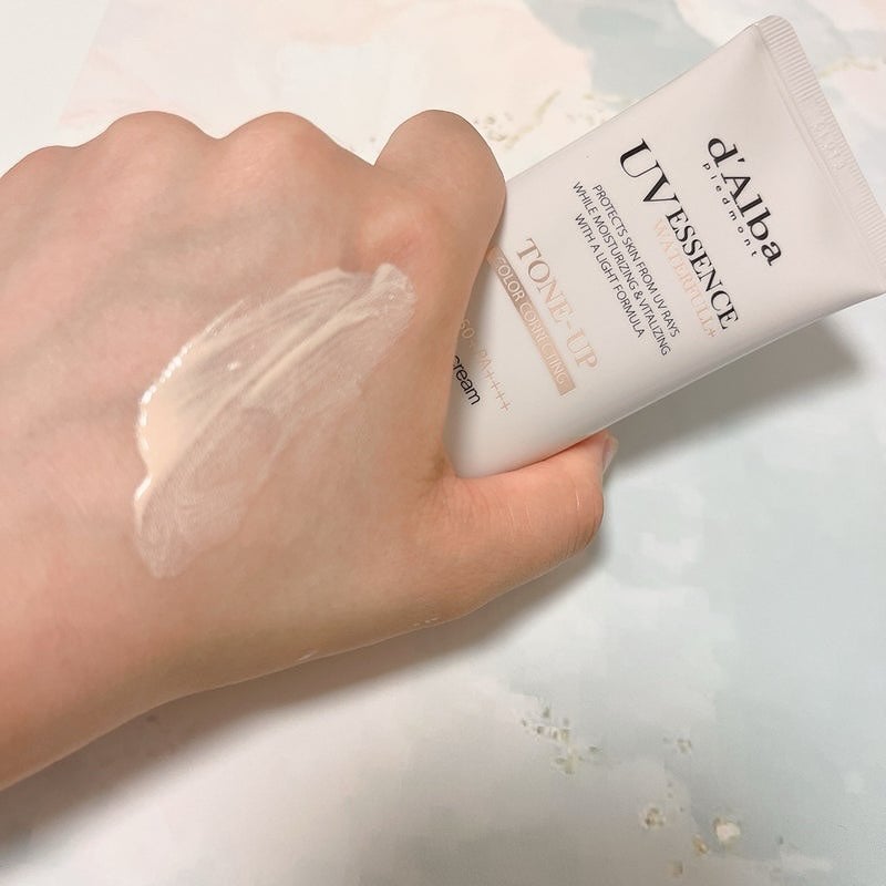 ウォータフルトーンアップサンクリーム/ダルバ/日焼け止めクリームを使ったクチコミ(3枚目)