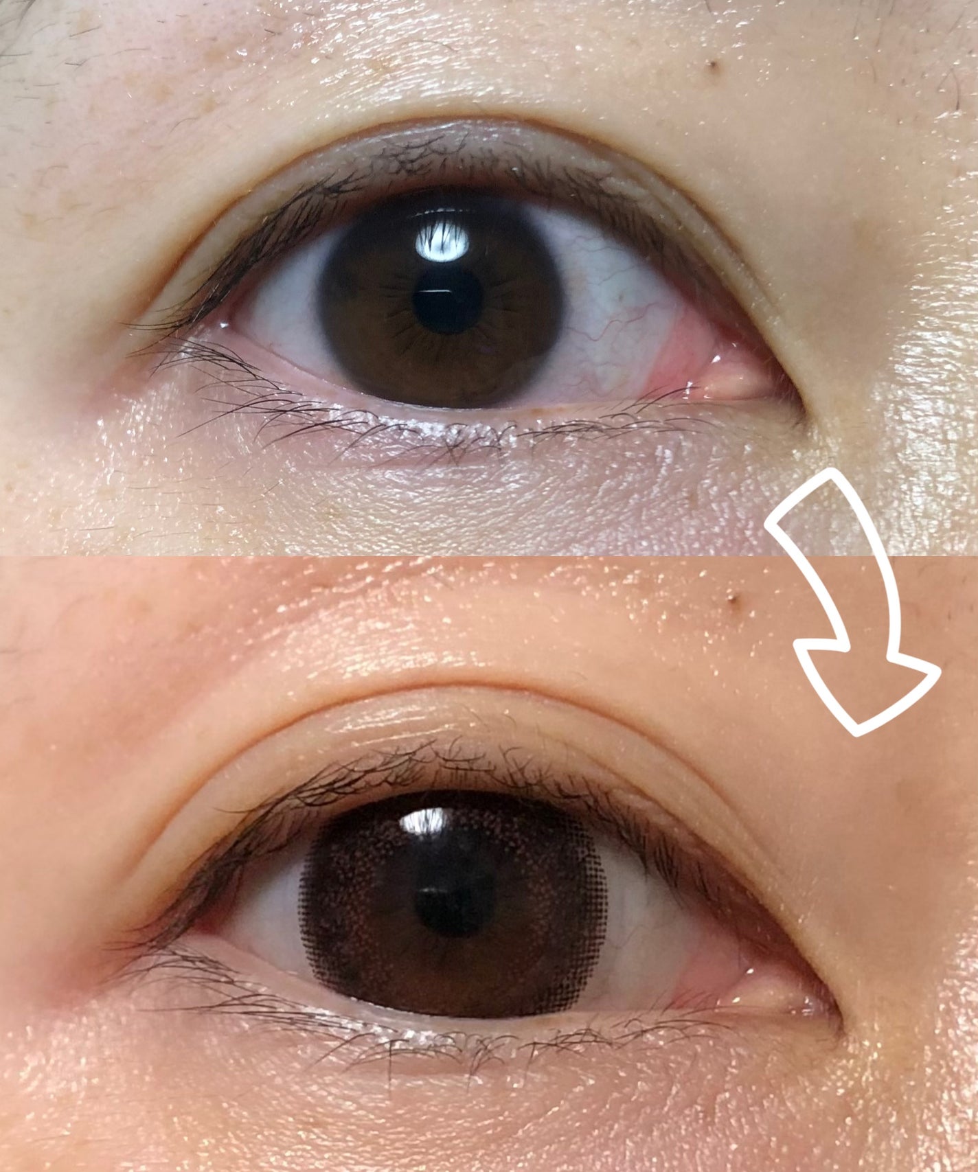 ネオサイト2ウィーク シエルUV/Aire/カラーコンタクトレンズを使ったクチコミ(1枚目)