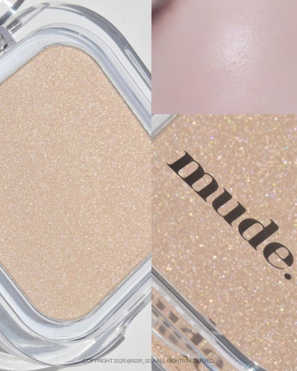 フェイスフィルボリューマーハイライター/mude/パウダーハイライトを使ったクチコミ(6枚目)