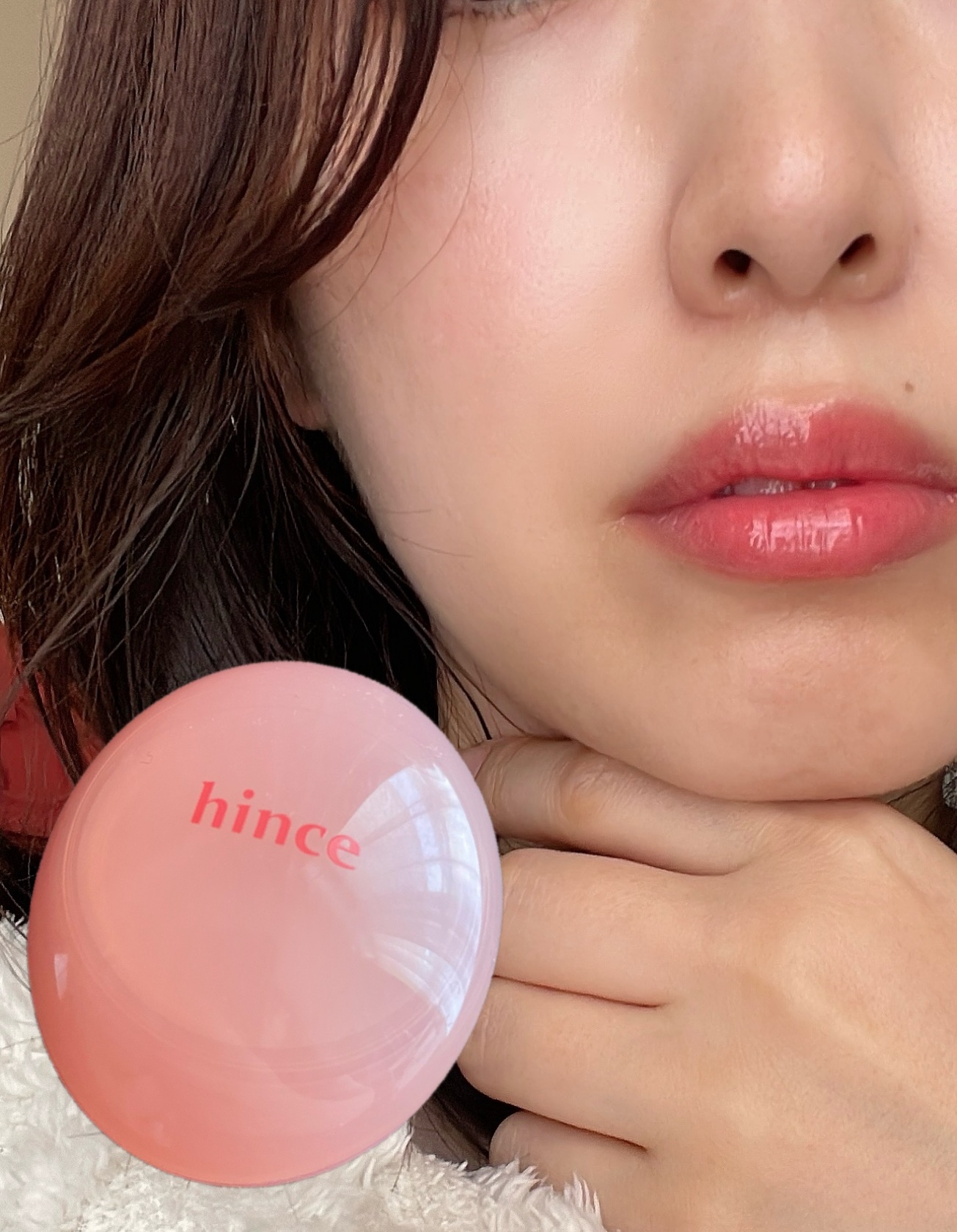 ロウグロウデューイーボール/hince/リップバームを使ったクチコミ（1枚目）