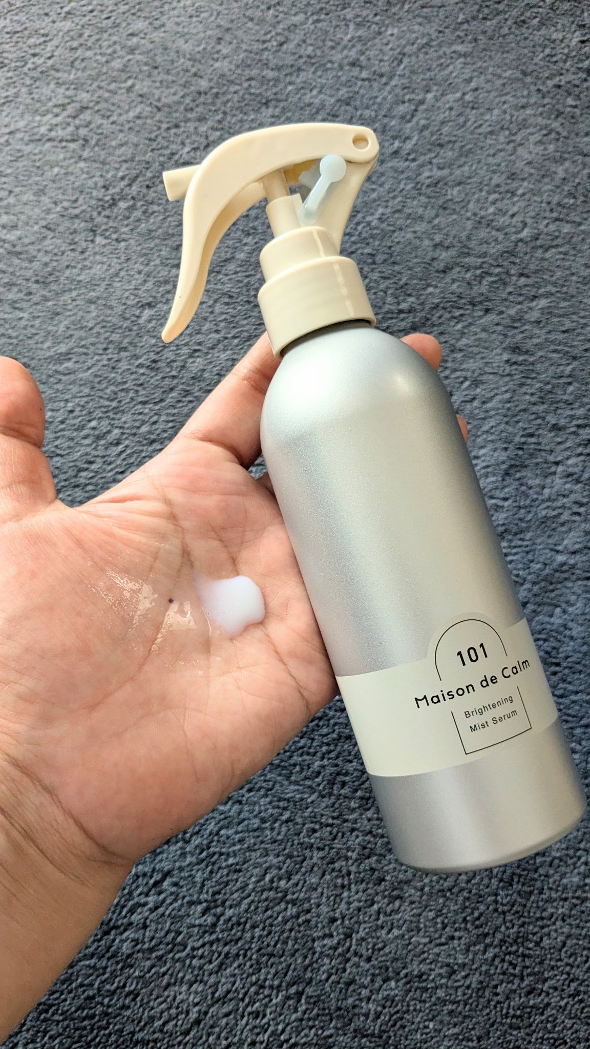 メゾン ド カーム ブライトニング ミストセラム/ナリスアップ/ボディローションを使ったクチコミ（3枚目）