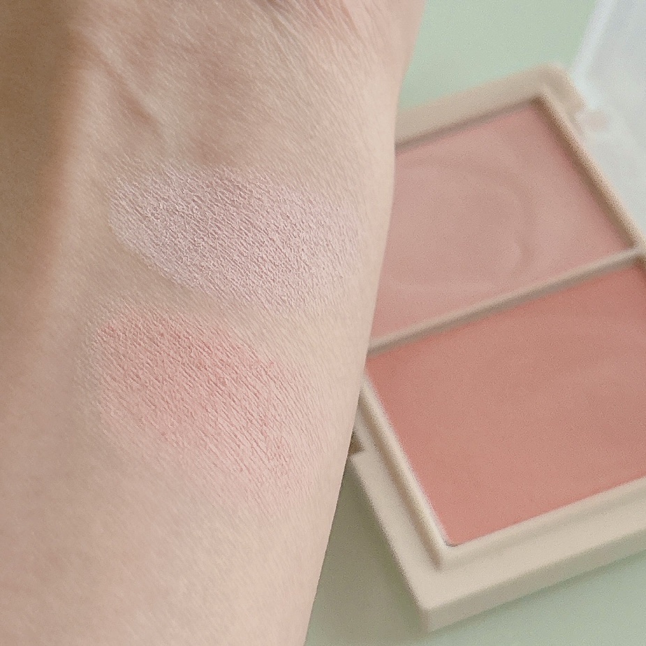 フロリッドレイヤーブラッシャー/HAKIT/パウダーチークを使ったクチコミ（3枚目）