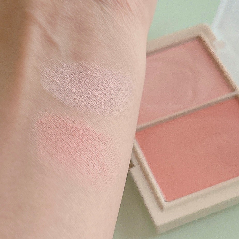 フロリッドレイヤーブラッシャー/HAKIT/パウダーチークを使ったクチコミ(3枚目)