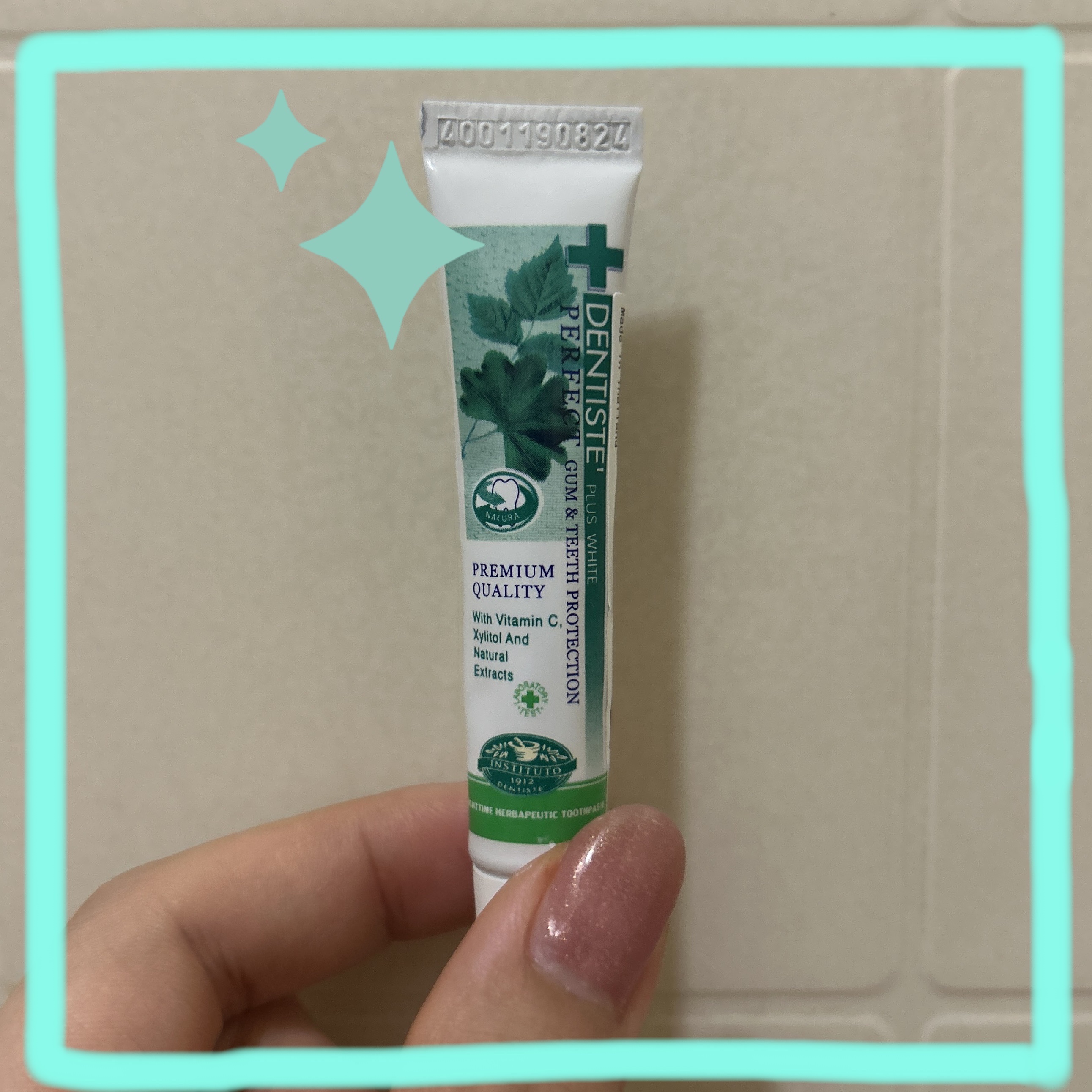 デンティス　チューブタイプ チューブタイプ ミニサイズ 5g/デンティス/歯磨き粉を使ったクチコミ（1枚目）