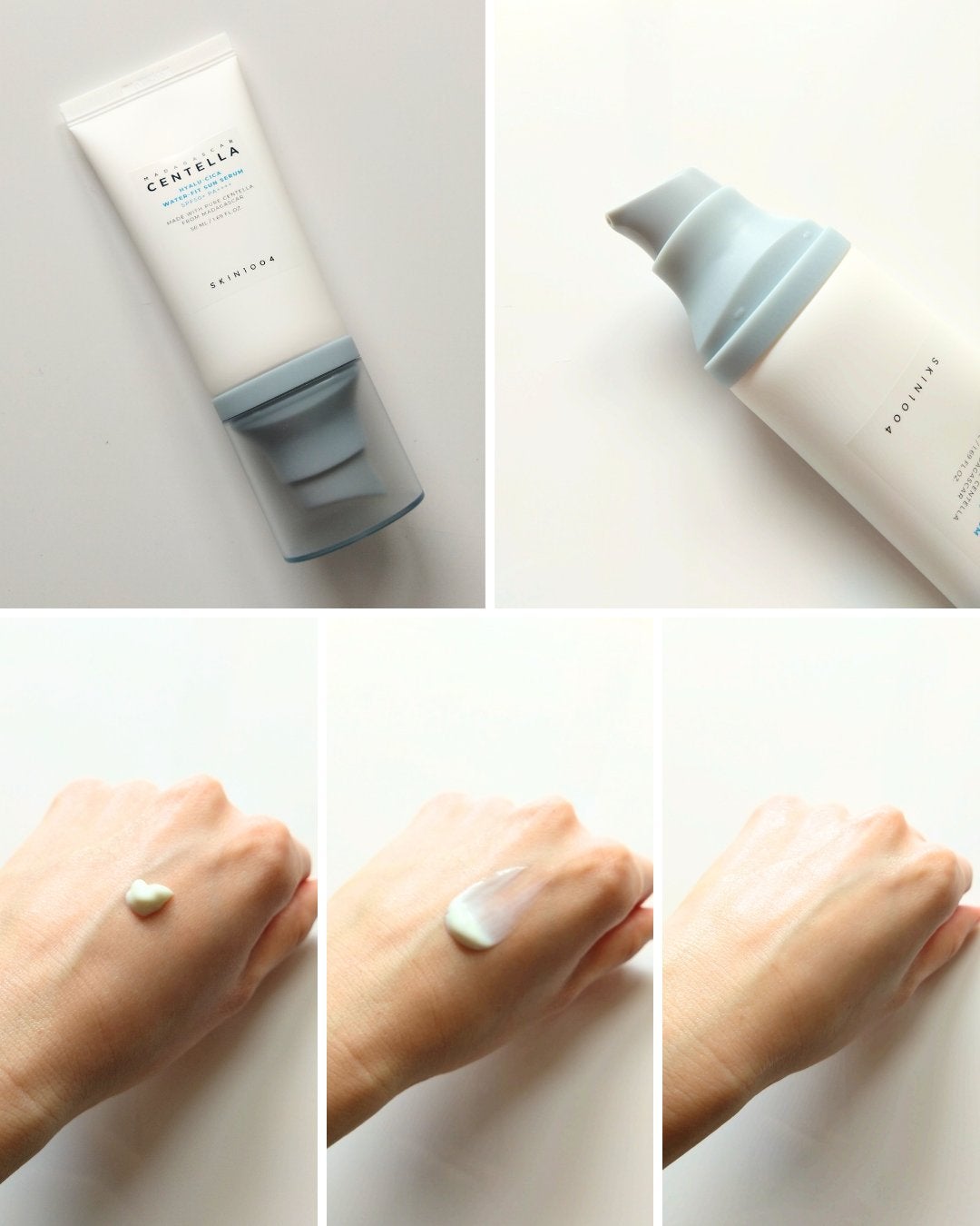 ヒアルーシカ ウォーターフィット サンセラム/SKIN1004/日焼け止めローションを使ったクチコミ(2枚目)