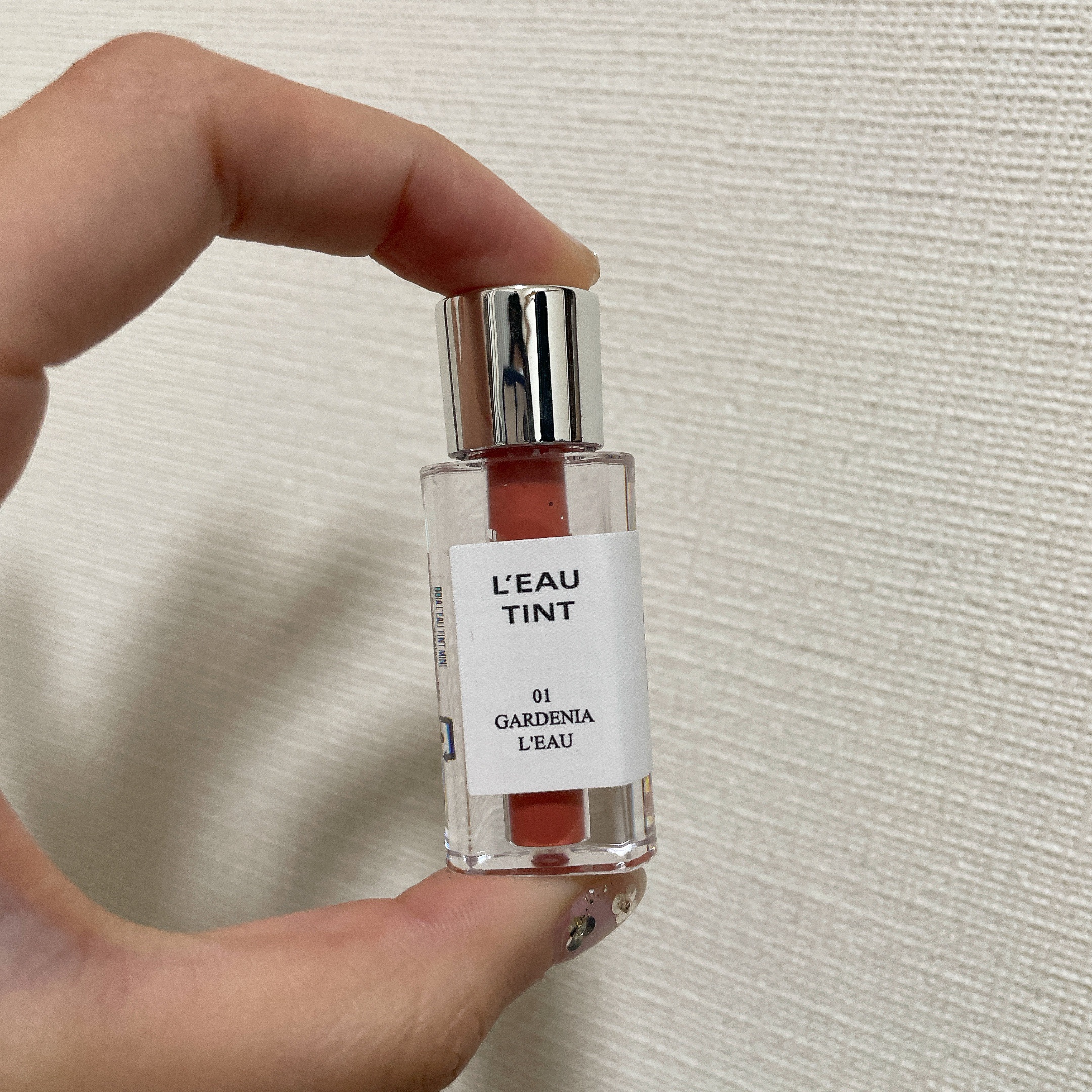 ローティント 01 ガーデニア・ロー（ミニ）/BBIA/リップティントを使ったクチコミ（1枚目）