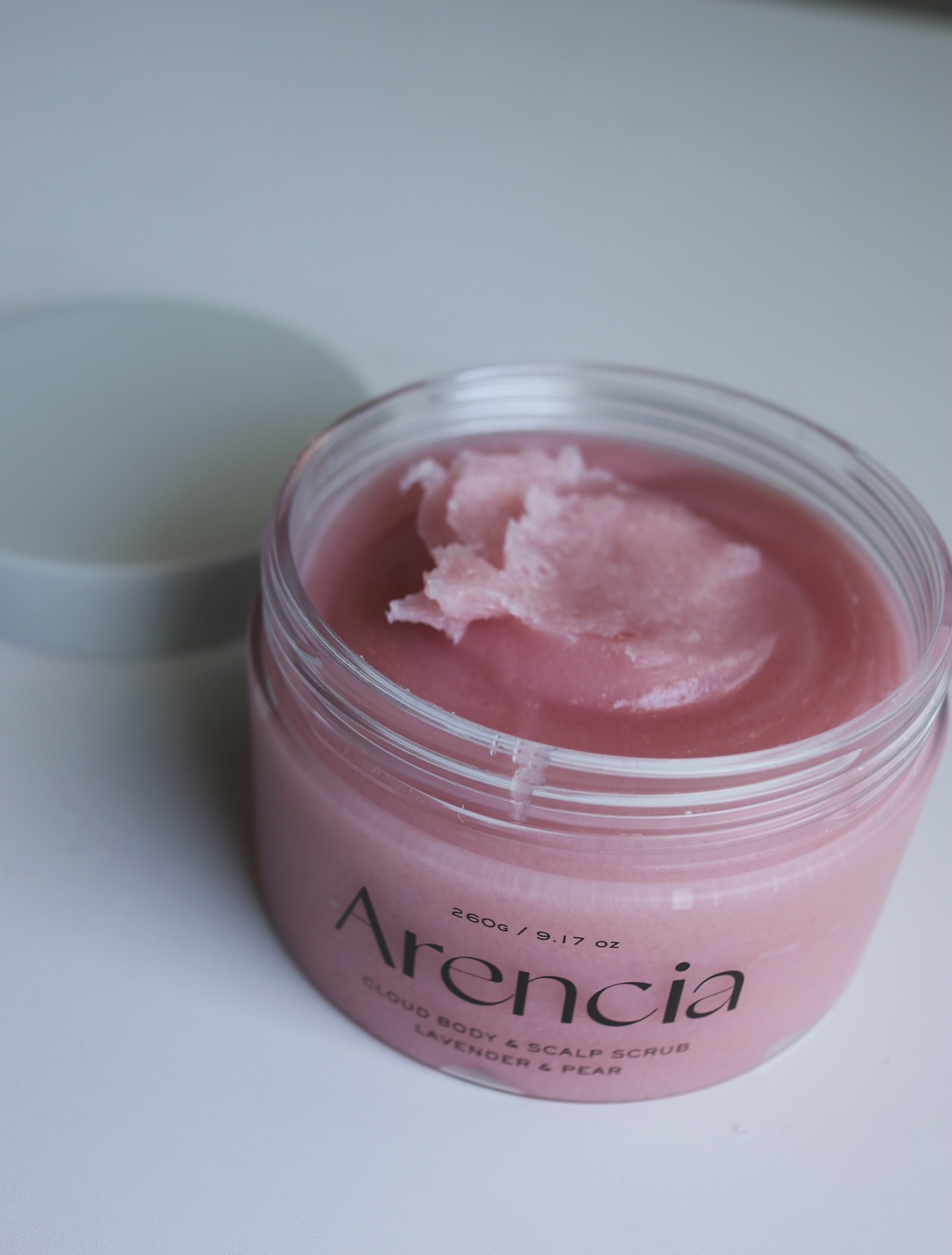 フレッシュクラウドスクラブ ラベンダー&ペア/アレンシア/ボディスクラブを使ったクチコミ（2枚目）