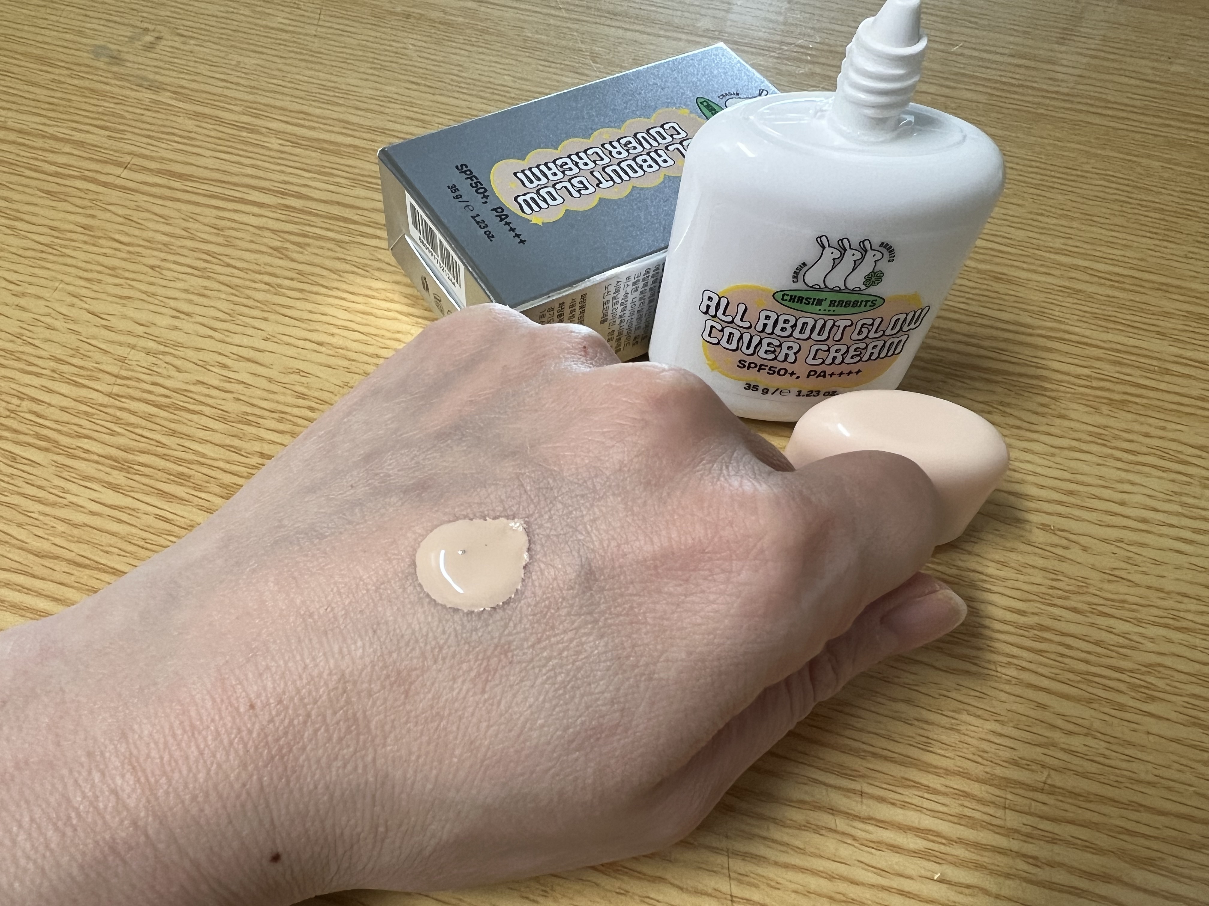 オールアバウトグロウカバークリーム/CHASIN'RABBITS/日焼け止めクリームを使ったクチコミ（2枚目）