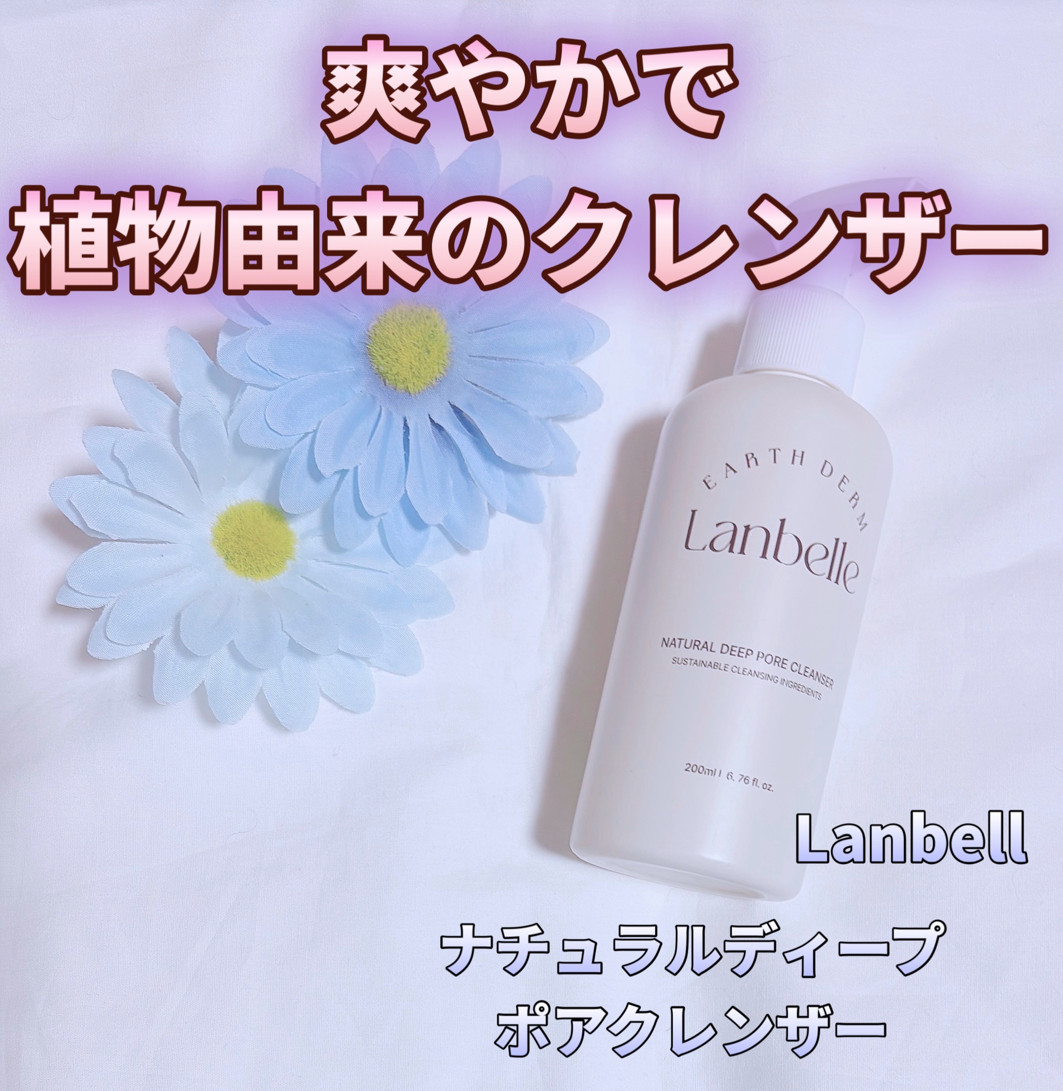 ナチュラルディープポアクレンザー/LANBELLE/その他洗顔料を使ったクチコミ（1枚目）