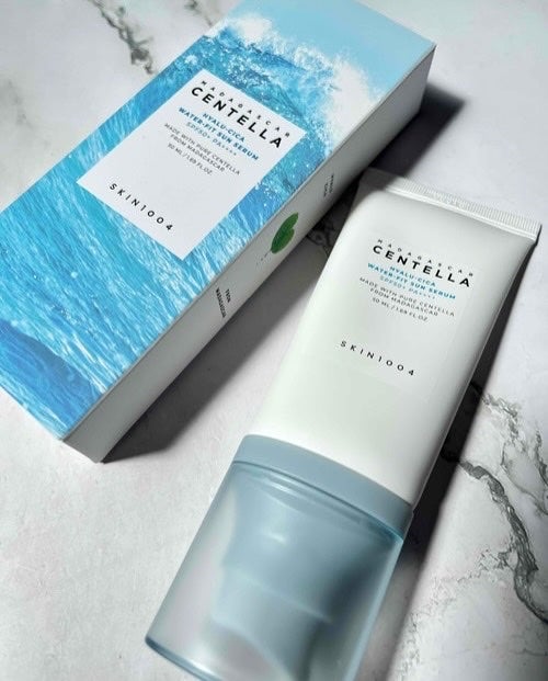 ヒアルーシカ ウォーターフィット サンセラム/SKIN1004/日焼け止めローションを使ったクチコミ(4枚目)