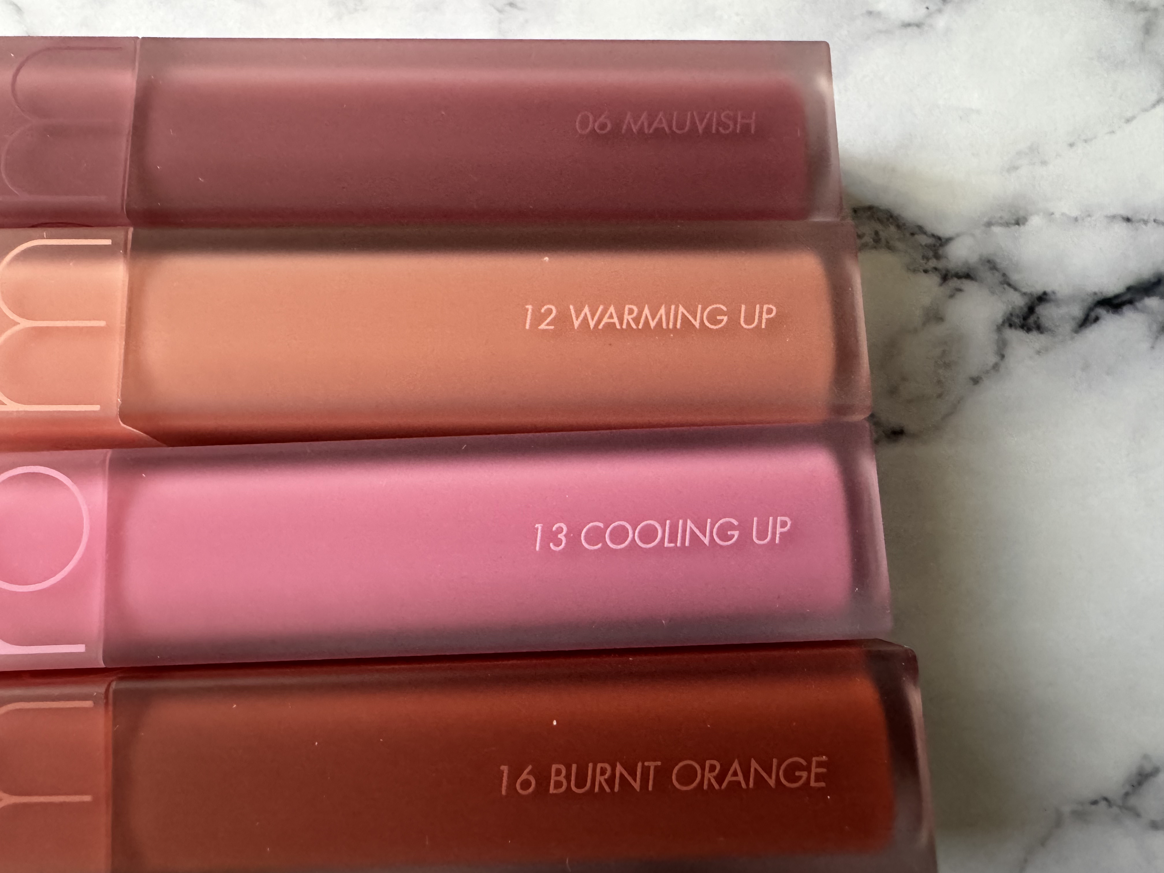 rom&nd ブラーファッジティント 12 ウォーミングアップ(WARMING UP)/rom&nd/リップティントを使ったクチコミ（2枚目）