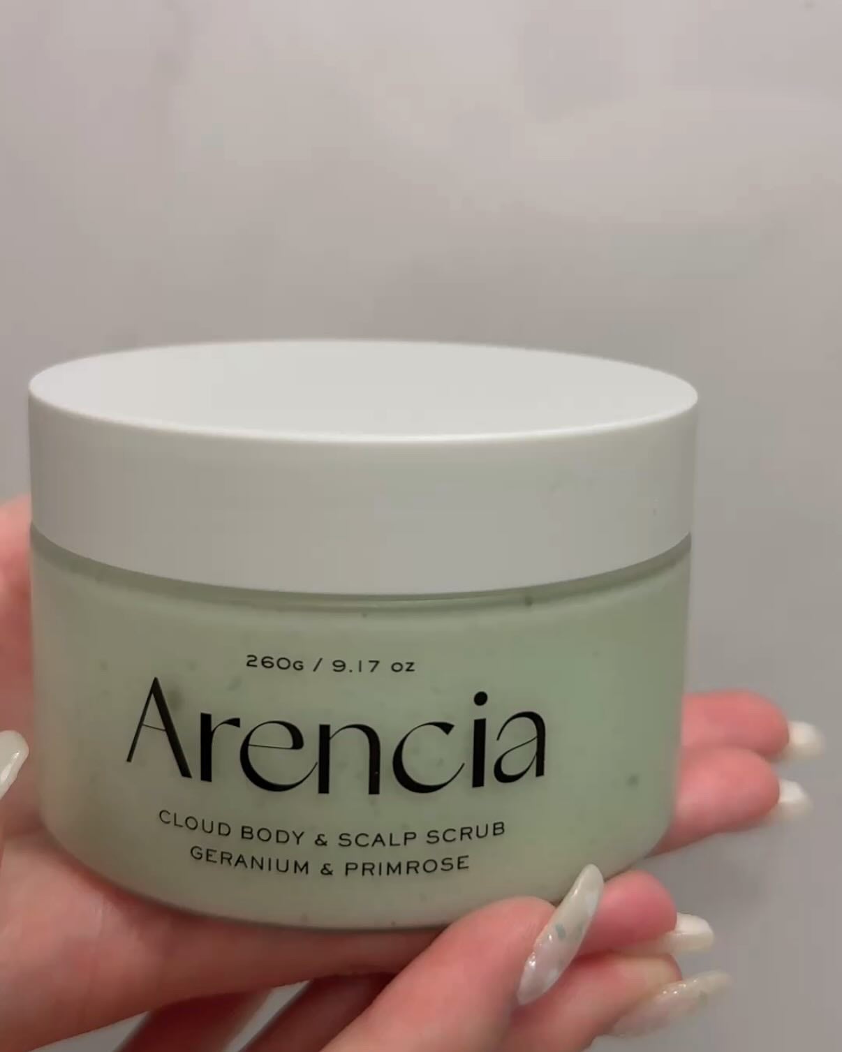 フレッシュクラウドスクラブ ゼラニウム&プリムローズ/アレンシア/ボディスクラブを使ったクチコミ(1枚目)