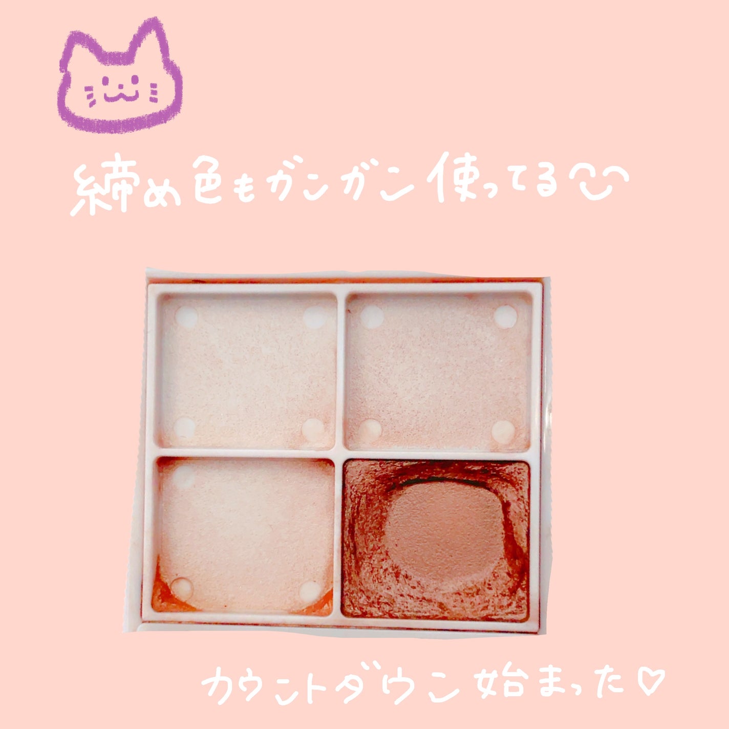 シルキースフレアイズ/キャンメイク/アイシャドウパレットを使ったクチコミ(2枚目)