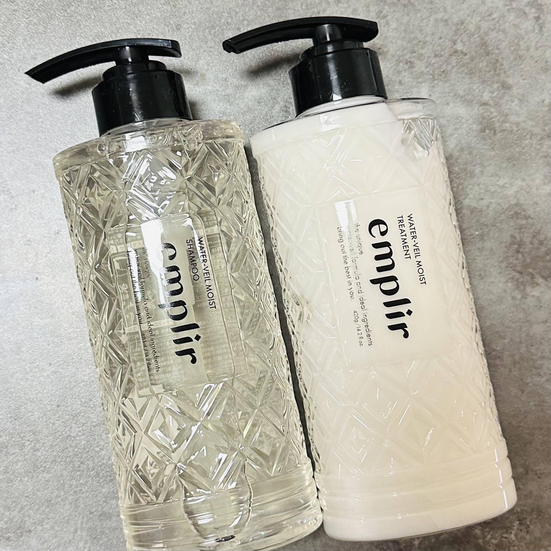 ウォーターベール　モイストシャンプー／トリートメント/emplir/市販シャンプーを使ったクチコミ（2枚目）