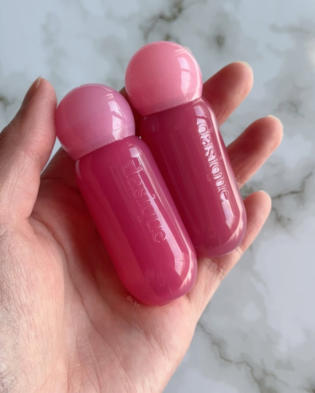 ジューシーデューイグロウティント 14 チルモーブ/dasique/リップティントを使ったクチコミ（2枚目）